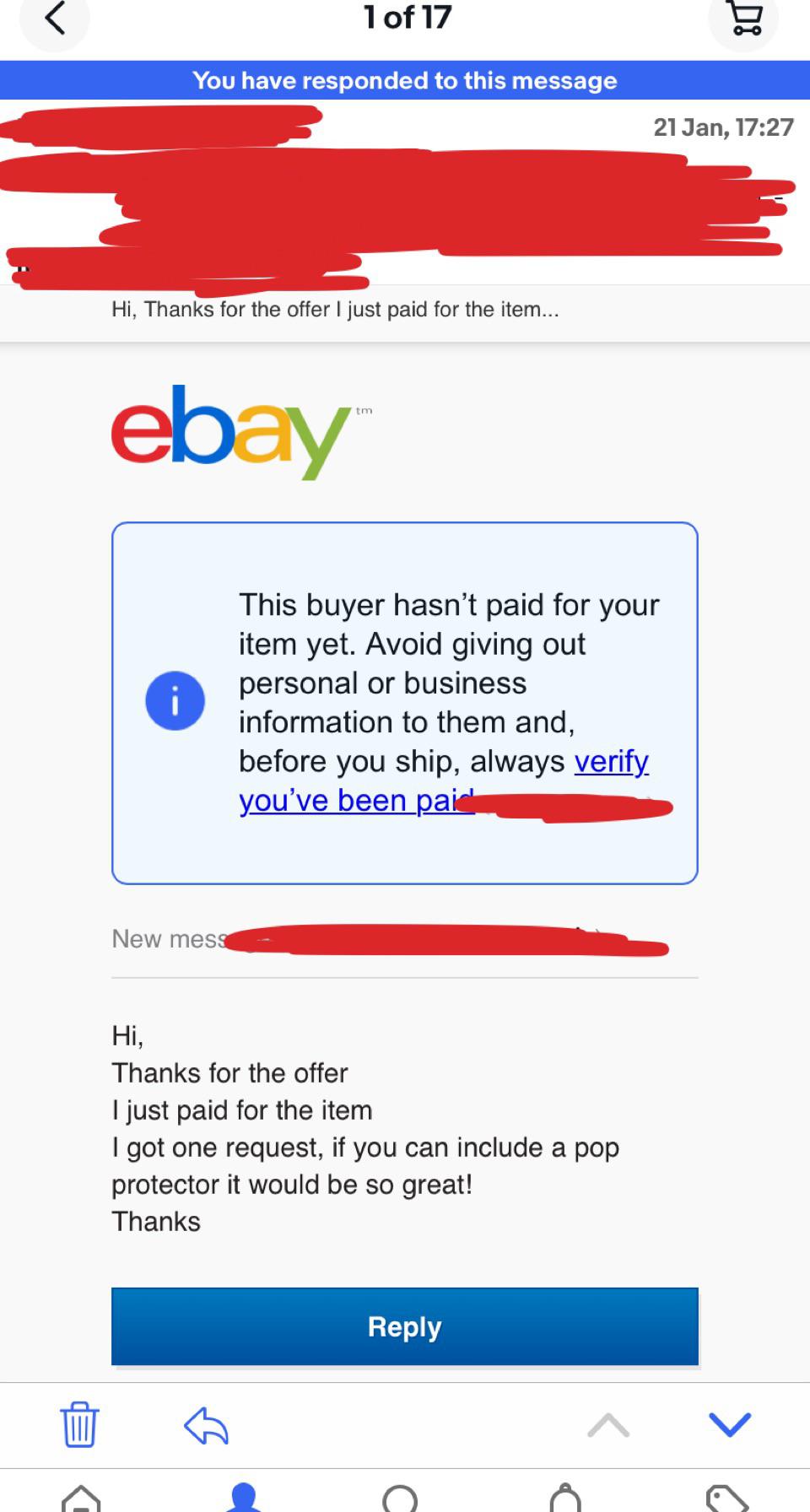 Knocked £5 off and free postage... I hate selling on eBay. r