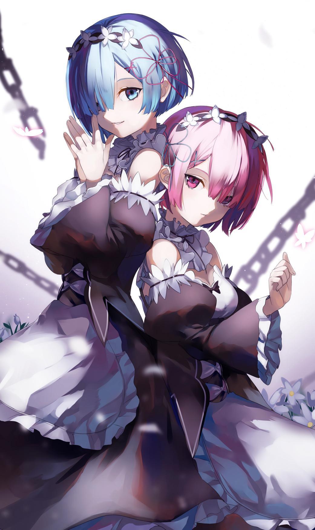 Rem x Ram Wallpaper [media] r/Re_Zero