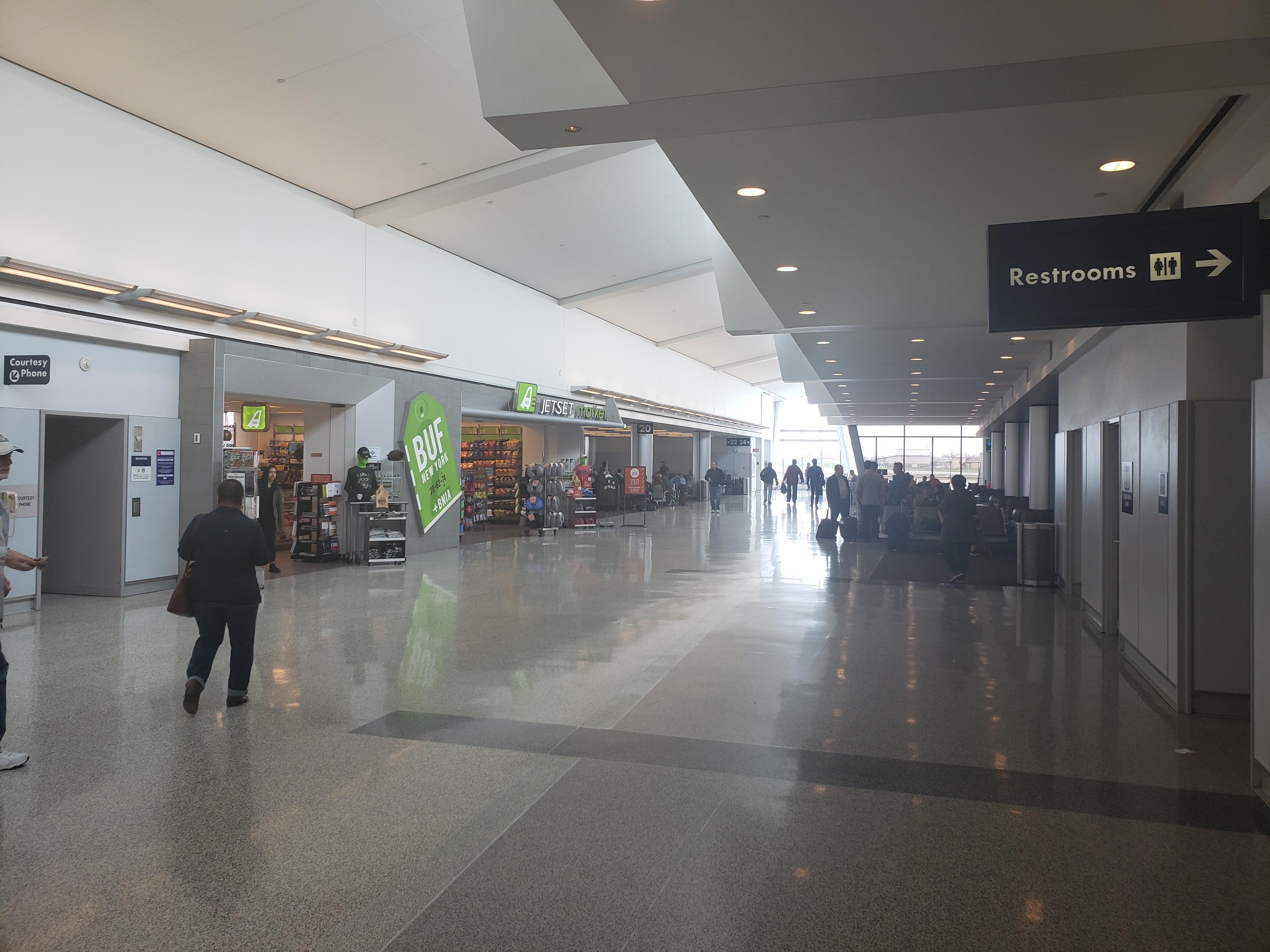 First time visiting BUF international airport yesterday morning and I