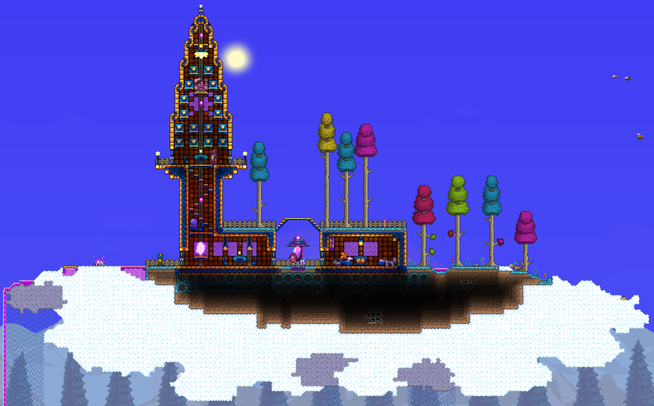 My hallow town build r/Terraria