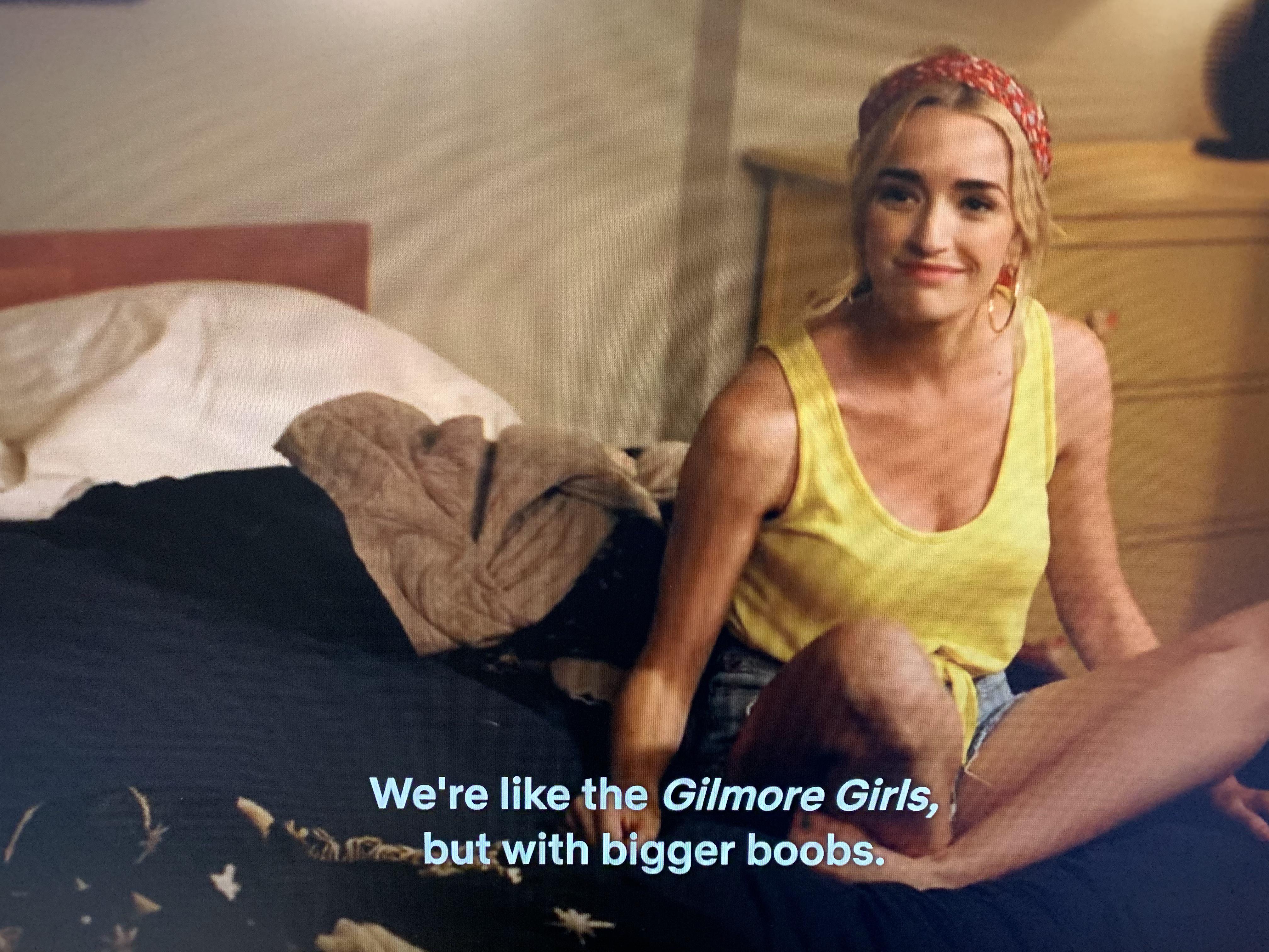 Watching Ginny & and they made this GG reference a few minutes in lol. (Show is set in