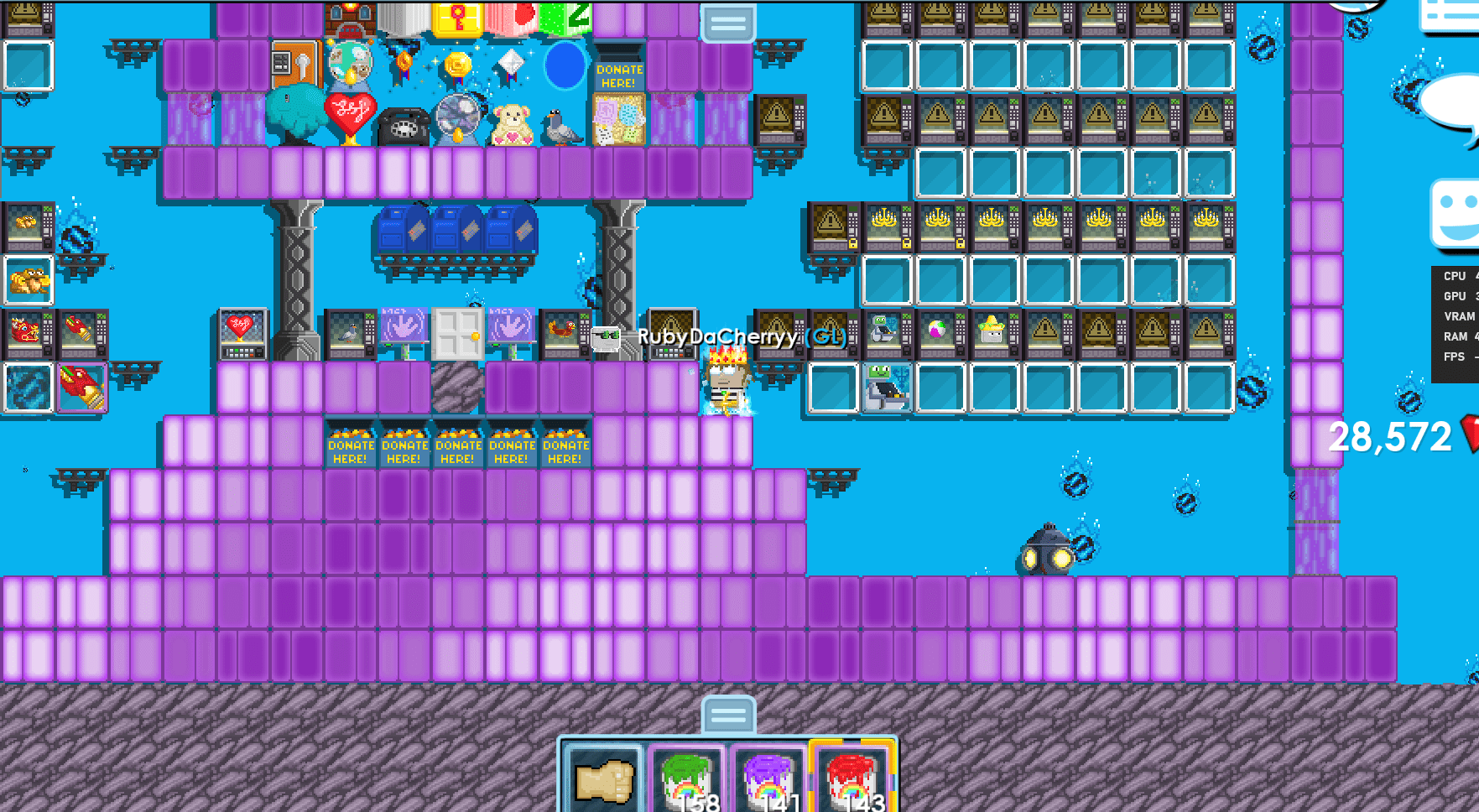 whats the name of these purple blocks (they are painted but i totally