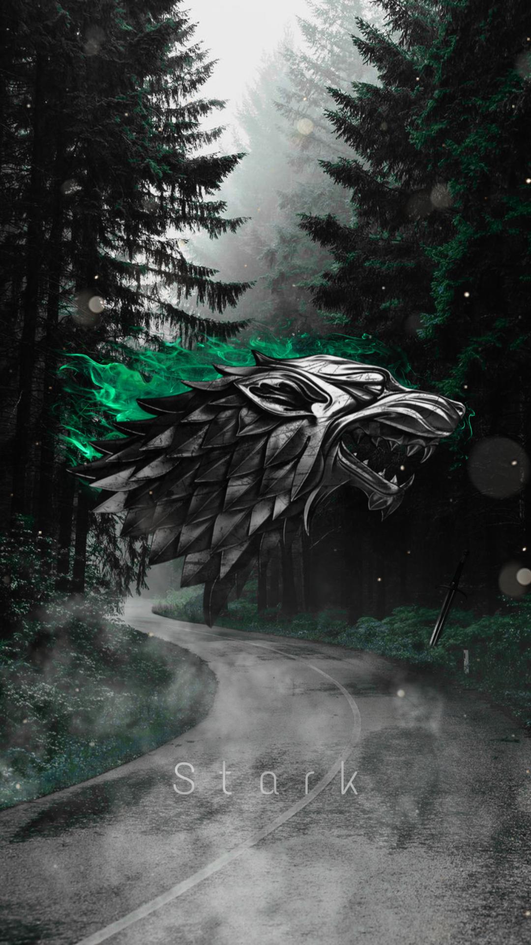 [NO SPOILERS] Made a House Stark wallpaper, im pretty New to GoT so