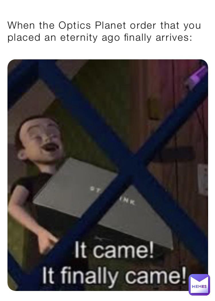 Optics orders tacticalgear