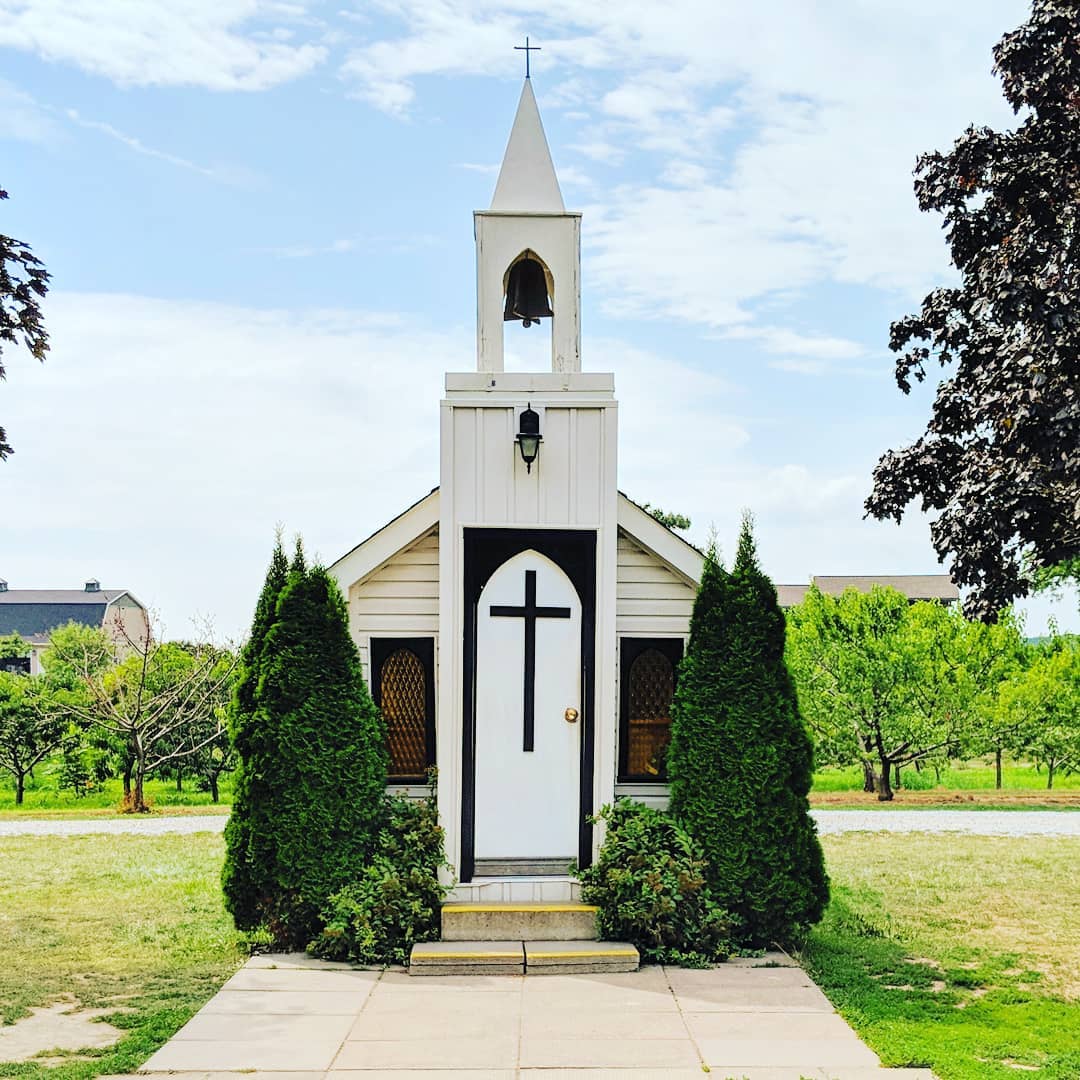 Living Water Wayside Chapel Apparently the smallest chapel in the
