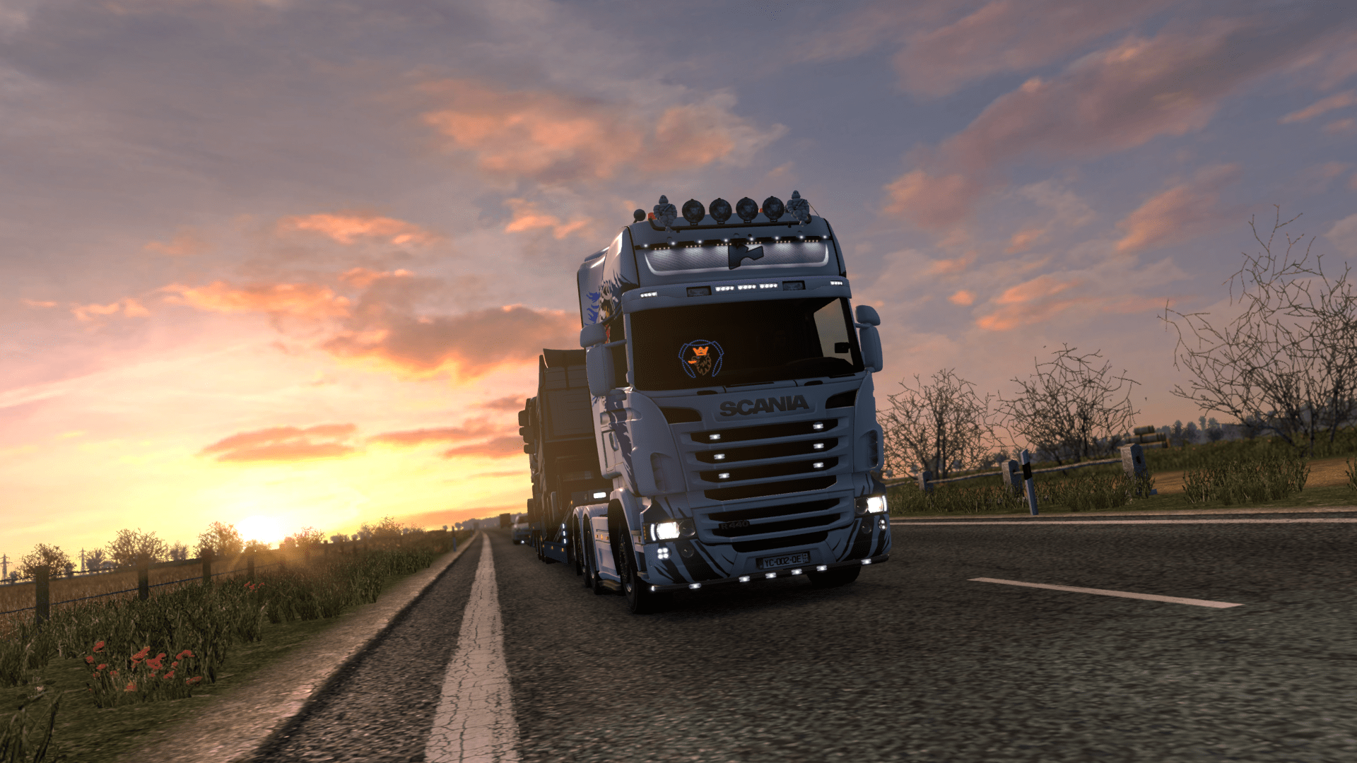 So beautiful (truck and sunset) r/trucksim