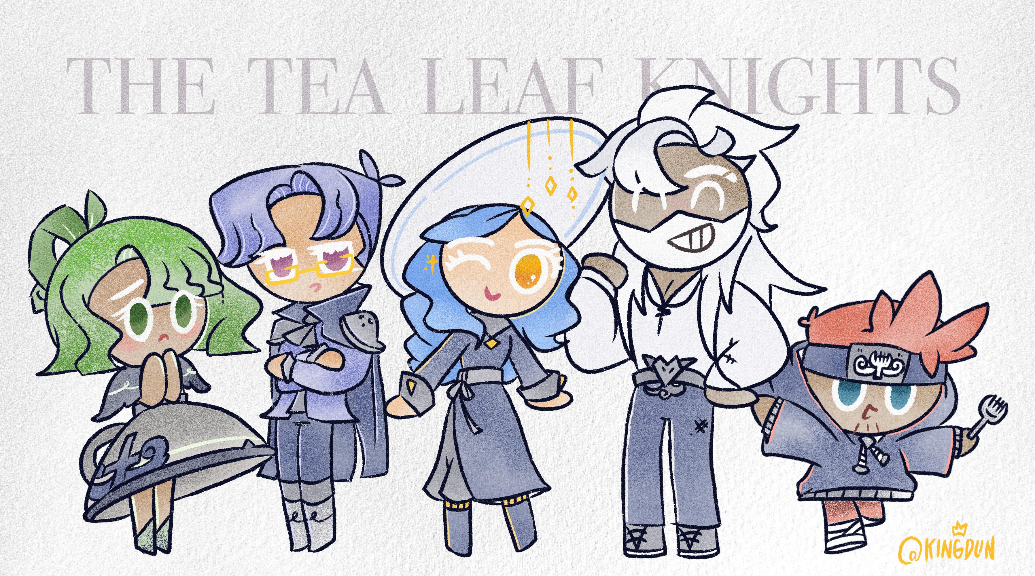 The Tea Leaf Knights in their final gathering before battling the