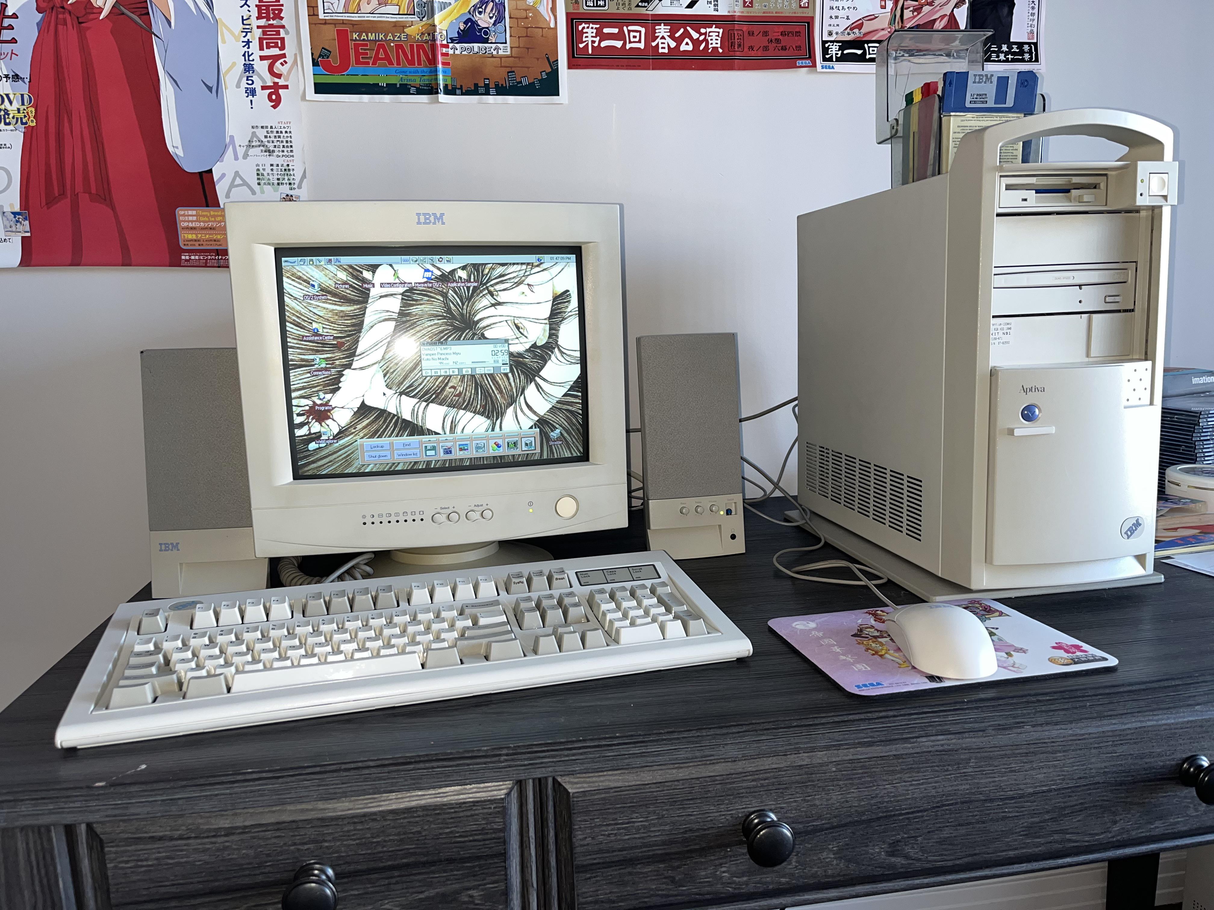 My dream computer is finally complete! IBM Aptiva 2168N71 running OS/2