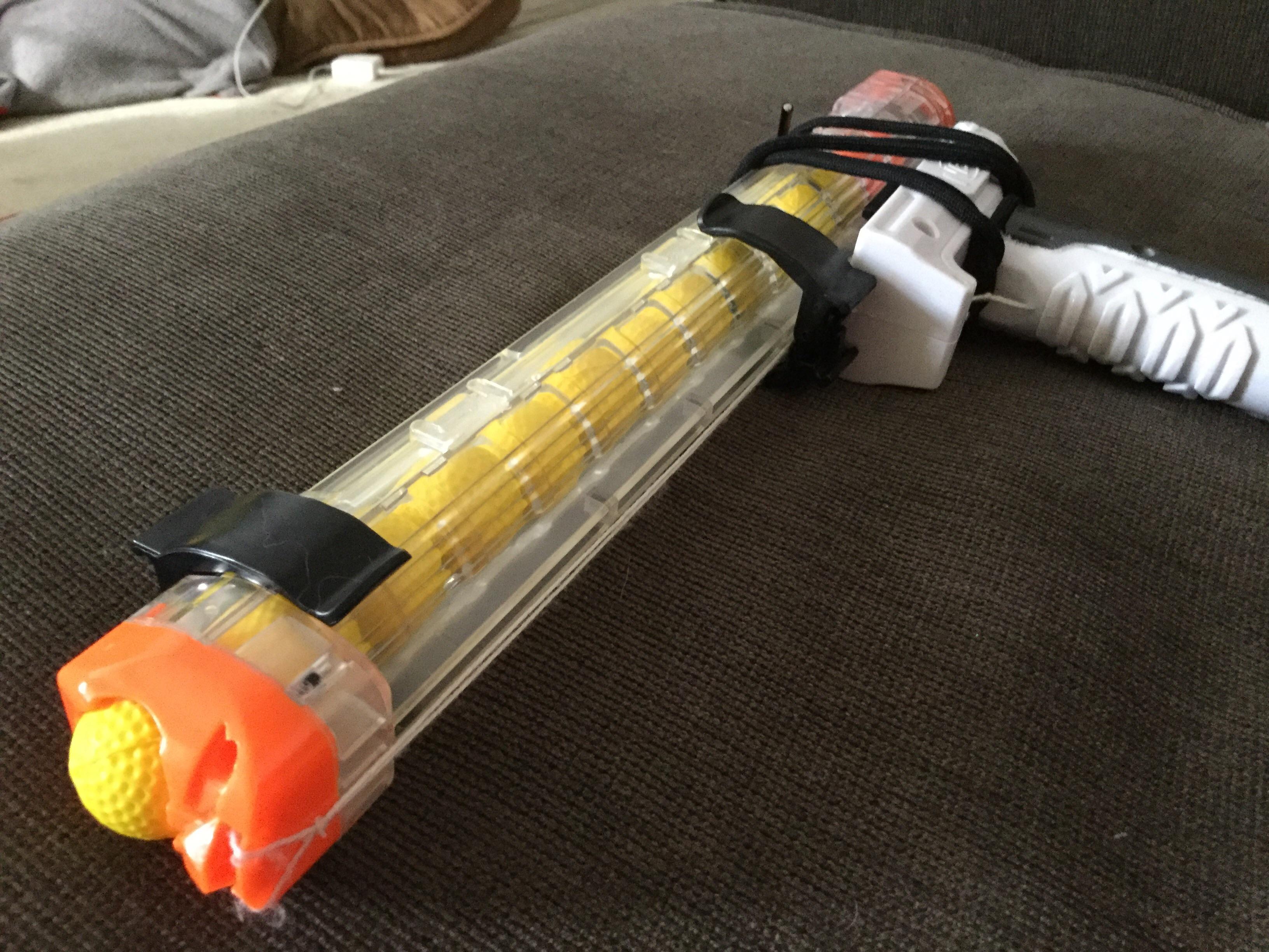 My homemade shitty rival pistol r/Nerf