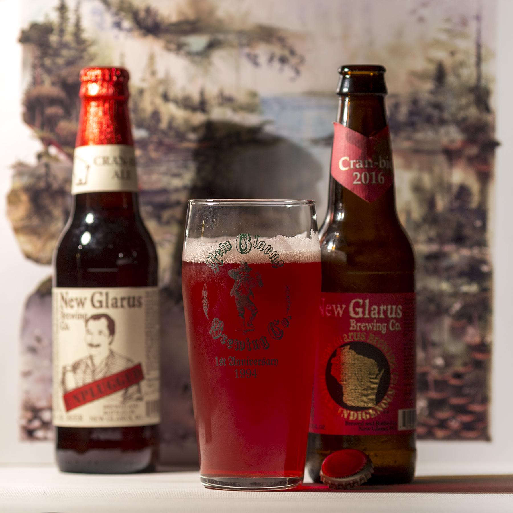 Great Wisconsin beer (New Glarus Cranbic) to go with great Wisconsin