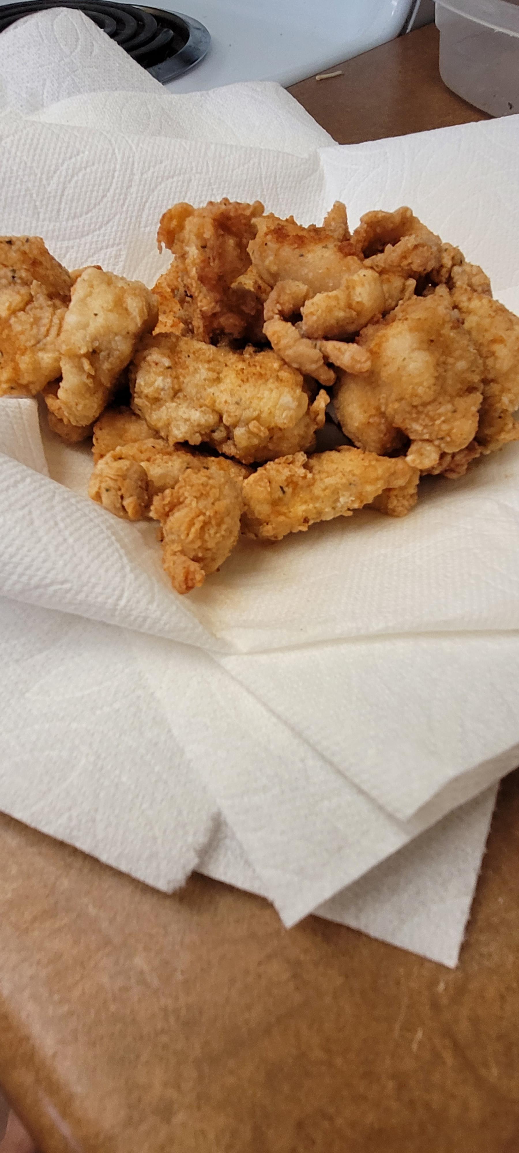 Chicken nuggets home made! Do you think I did good dad? r/PepTalksWithPops