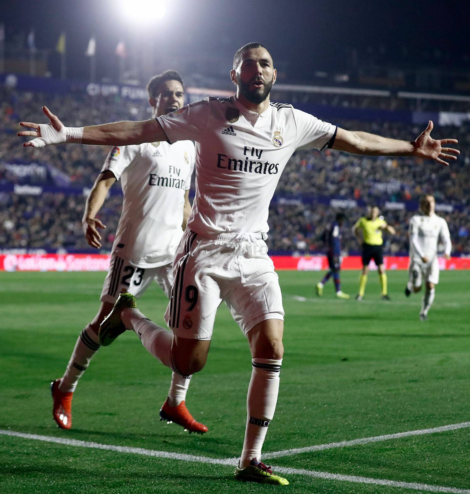 Karim Benzema has now scored 20 goals in all competitions this season