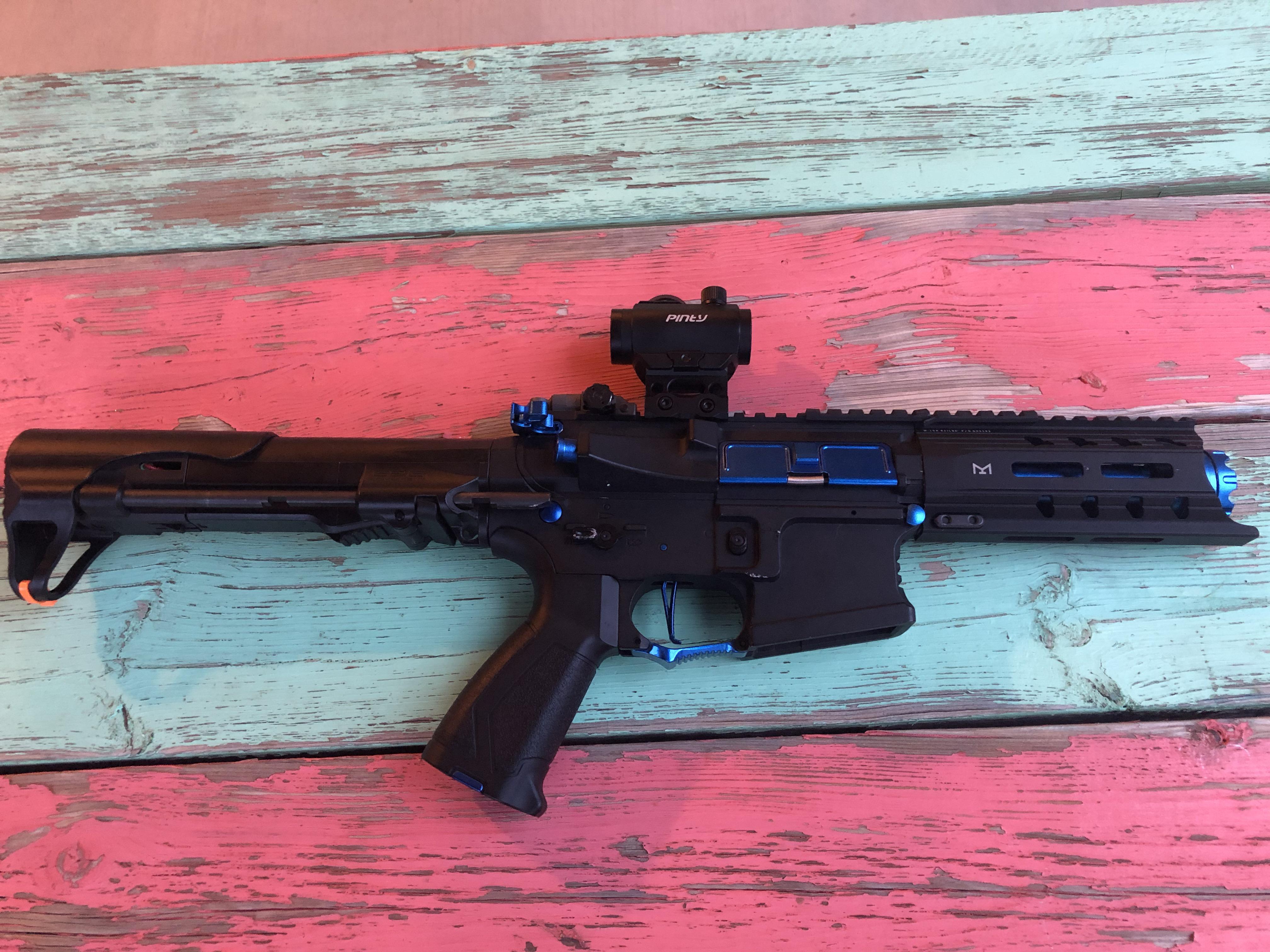 The ARP9 dressup kit fits an ARP556 r/airsoft