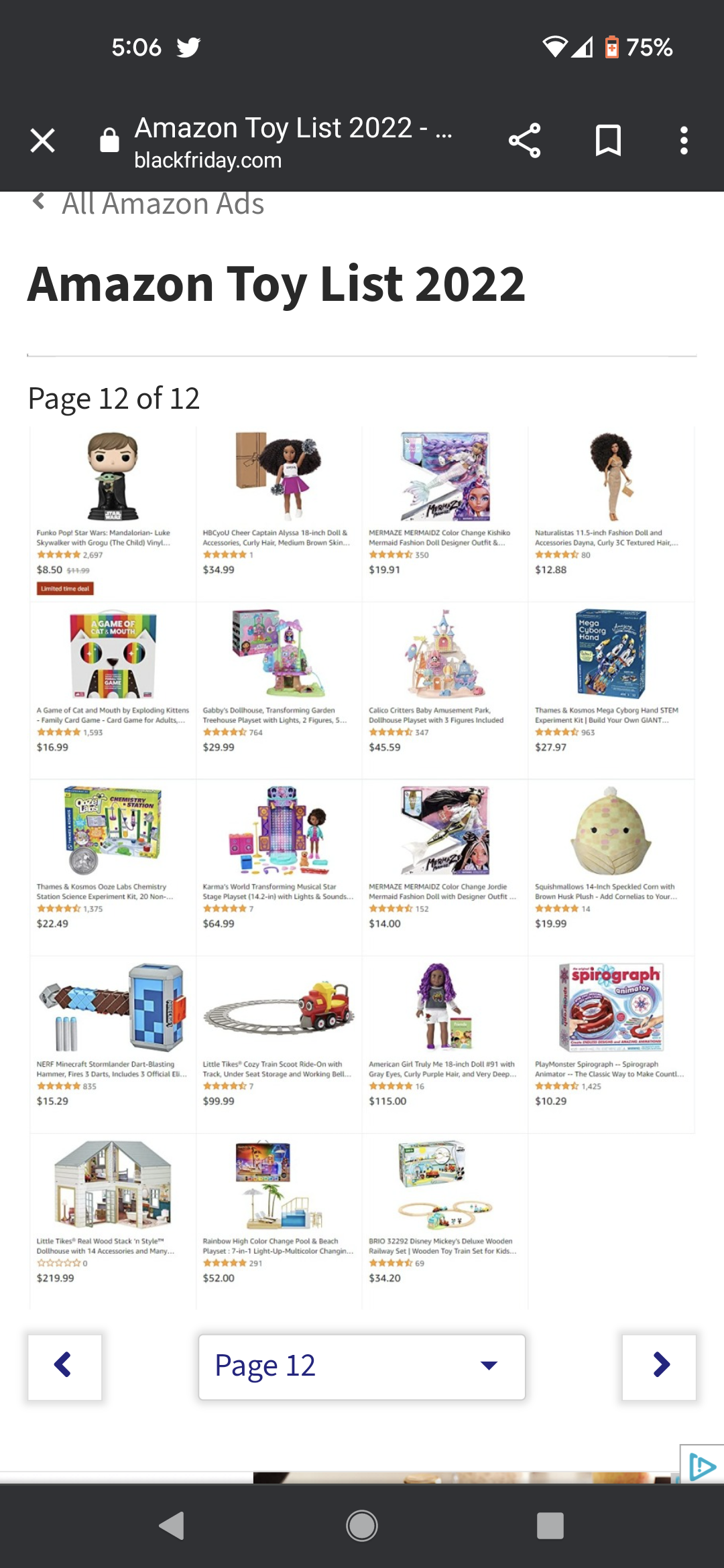 Calico Critters Baby Amusement Park is included in Amazon's Hot Holiday