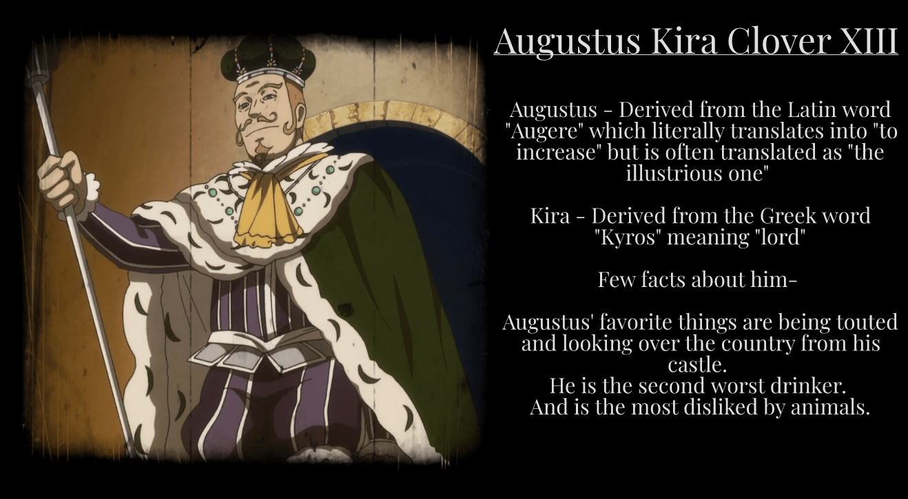 Meaning Behind The Names Of Black Clover Characters (image, 59 OFF