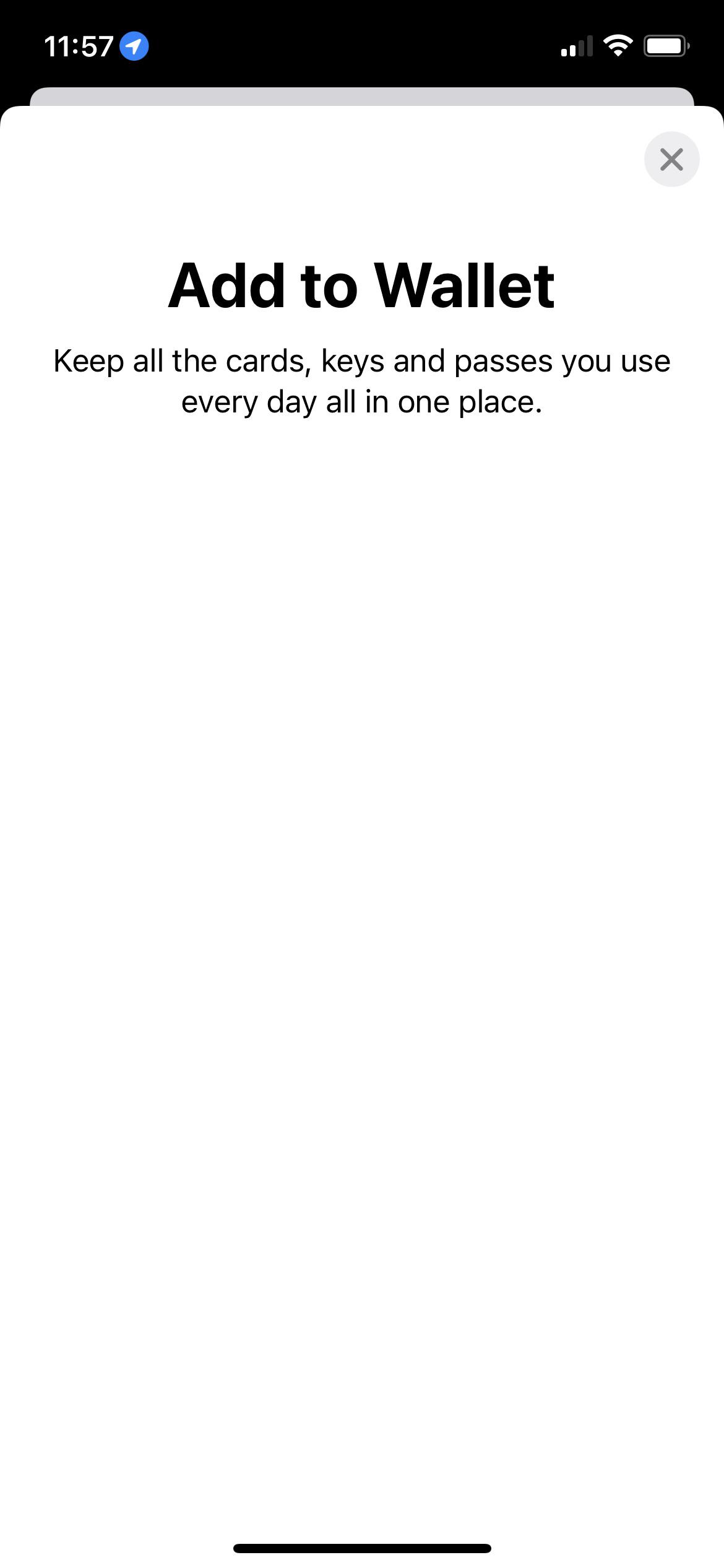 Can’t add card to wallet r/ios