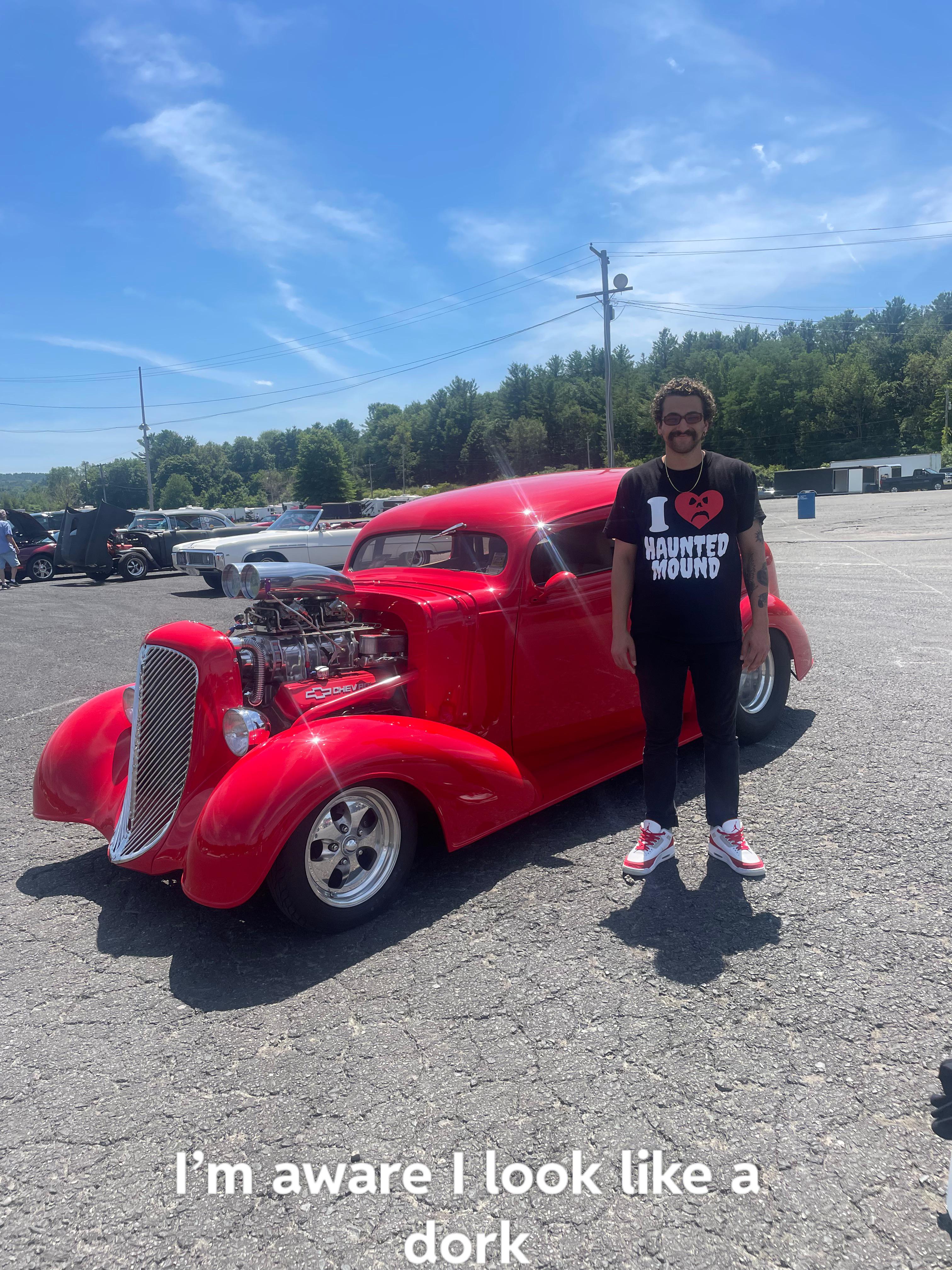 Reppin the mound at the car show r/HauntedMound