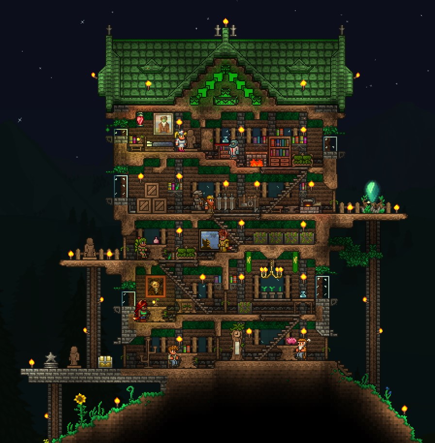 super proud of my base in my new playthrough, might be the best thing i
