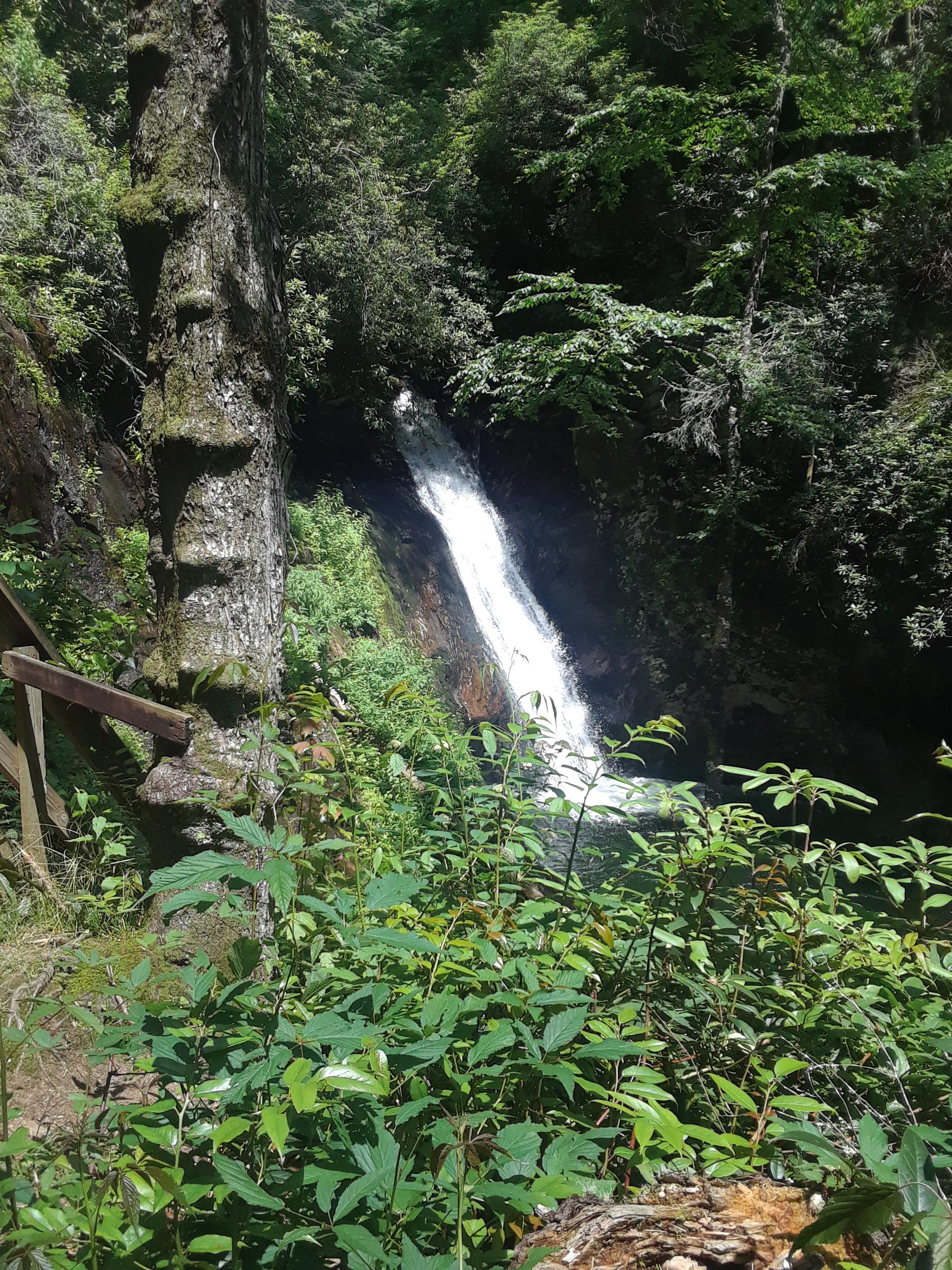 Courthouse falls. Brevard, NC [OC] 2576×1932 r/EarthPorn
