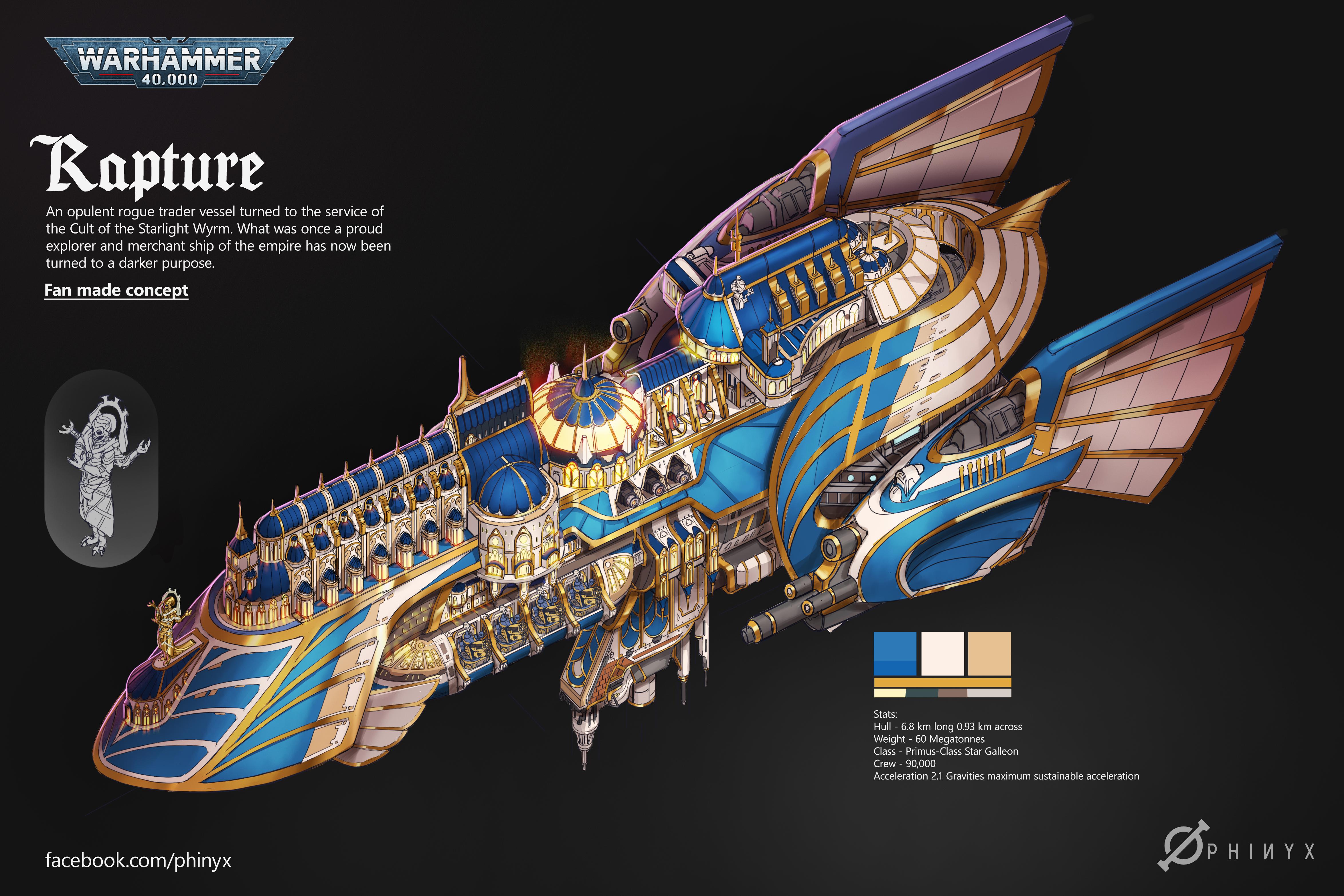 RaptureRogue Trader Leisure Ship Artist https//www
