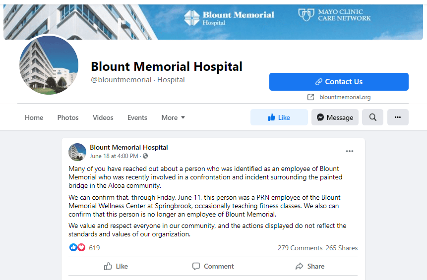 Spraypaint Karen from the Alcoa paint bridge video is no longer