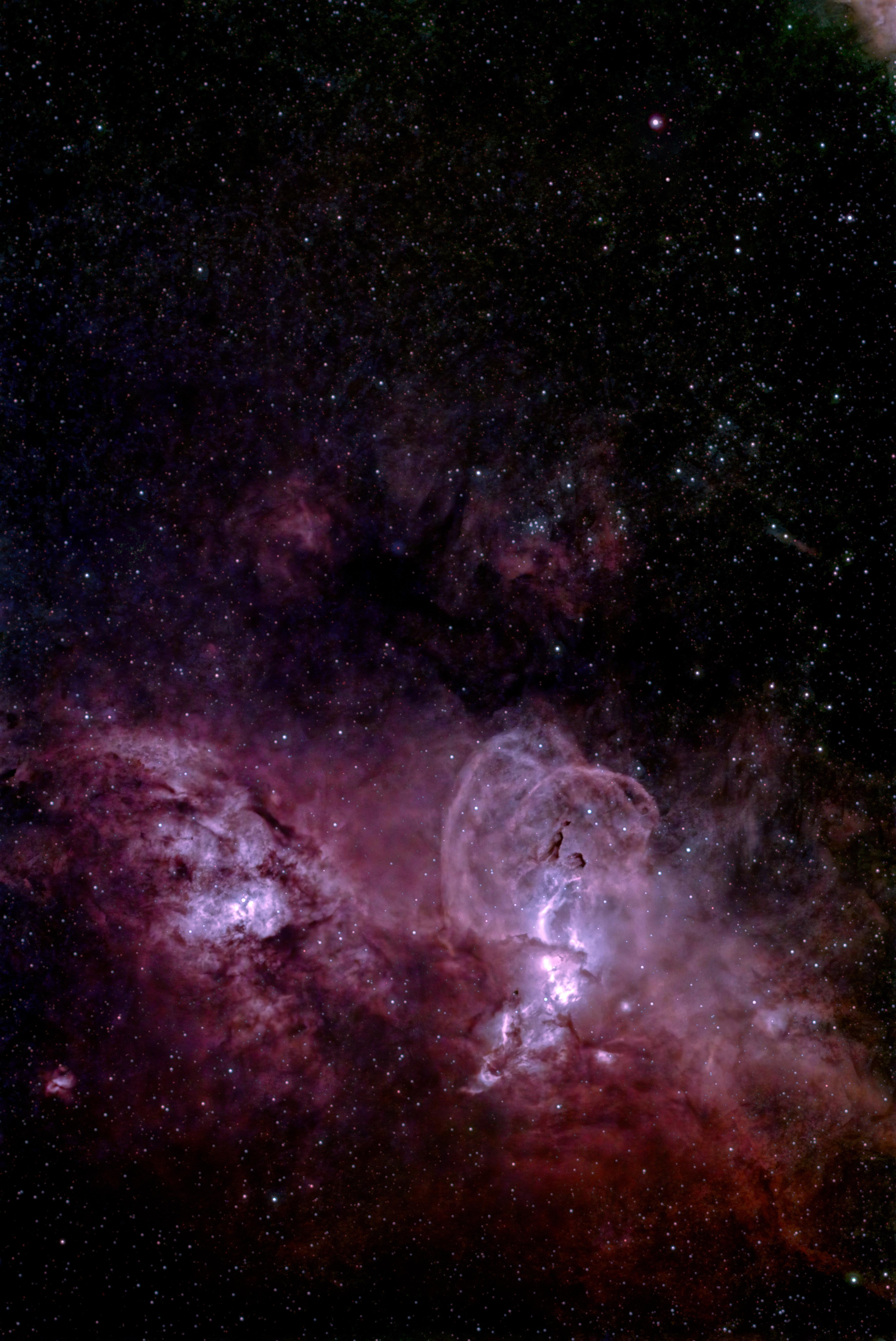 Statue of Liberty Nebula, NGC 3576 r/astrophotography