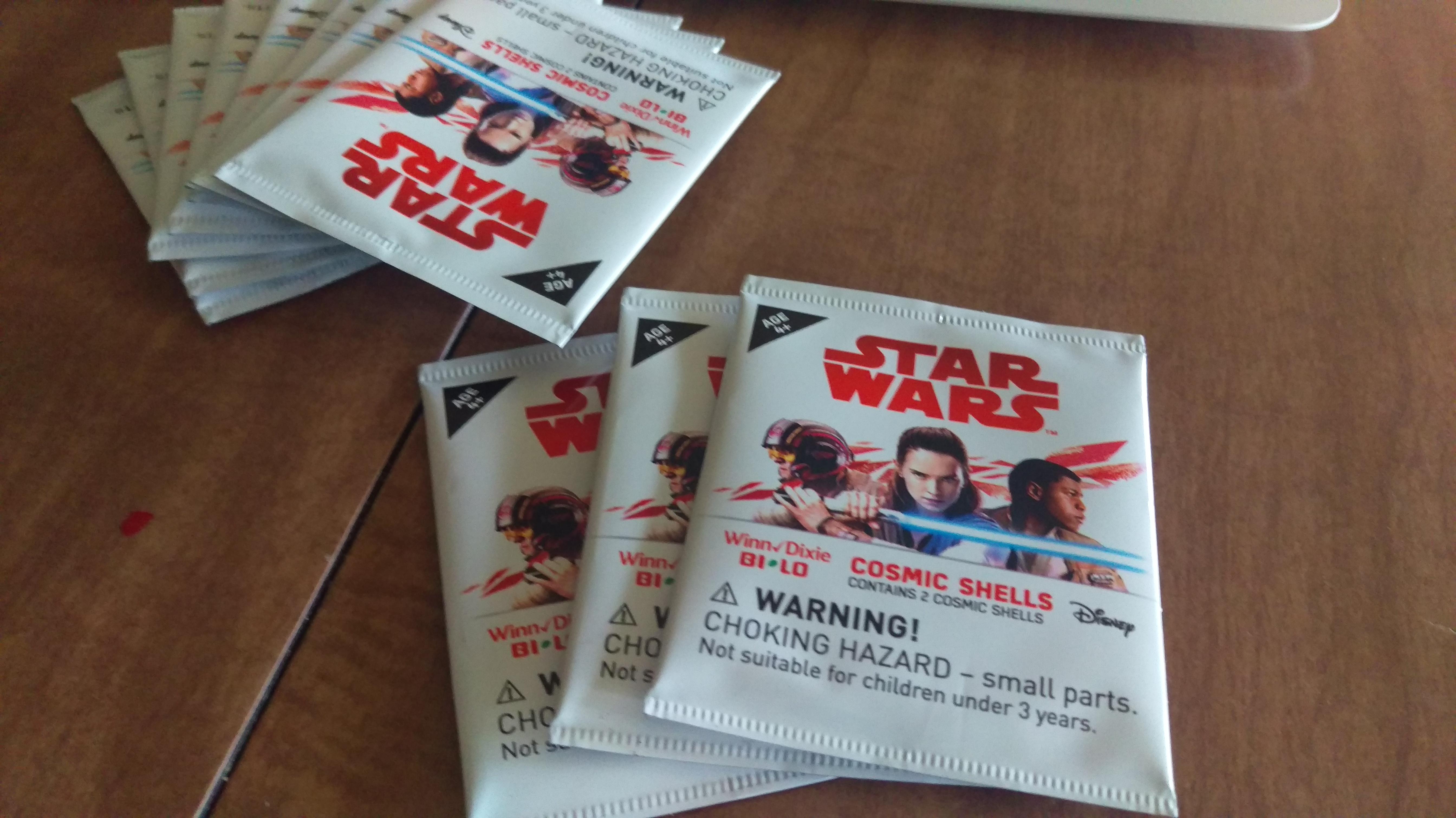 Mini Trading Cards are Being Given Out at Winn Dixie StarWars
