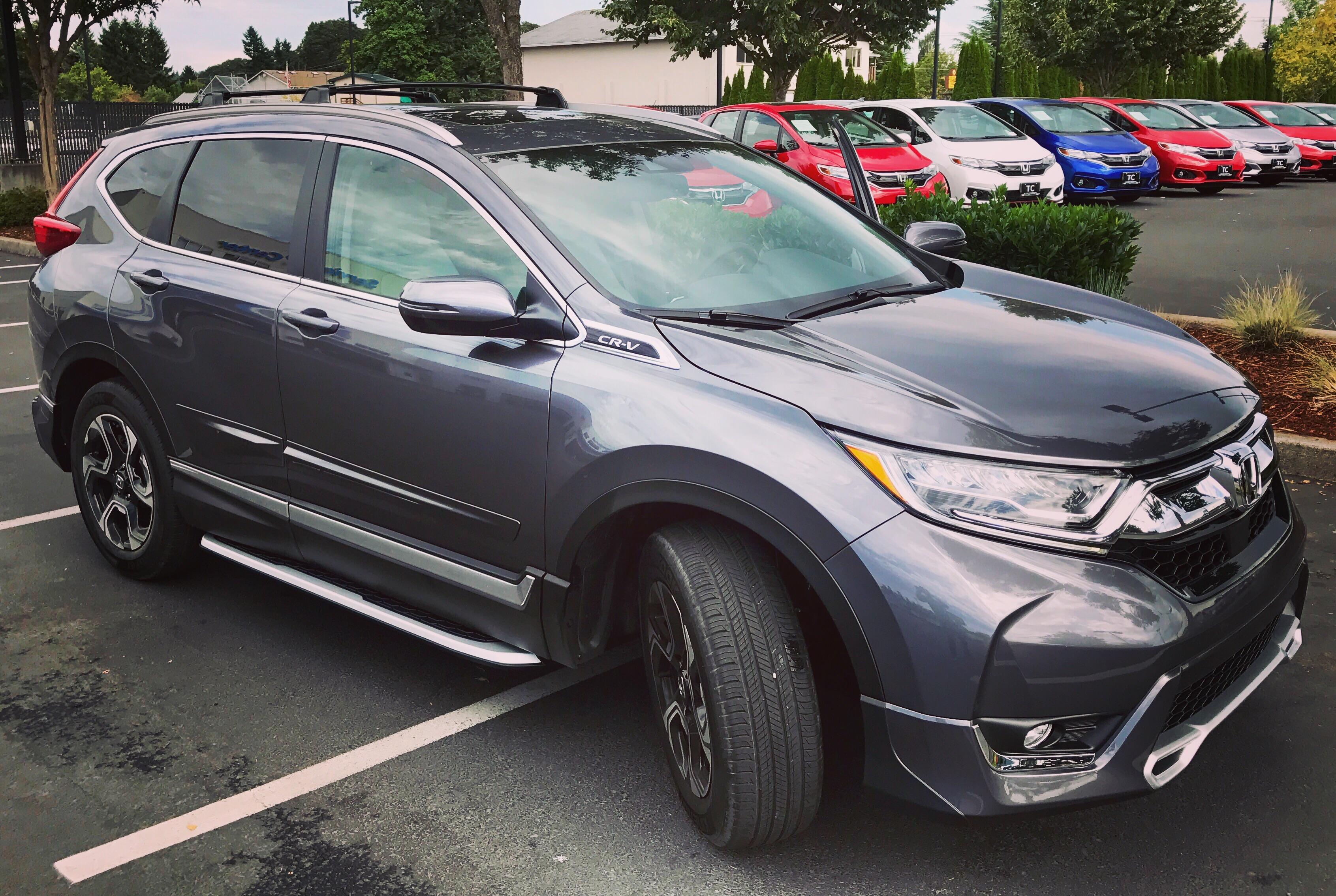 Just got my new 2017 CR-V back from the dealership after having all my