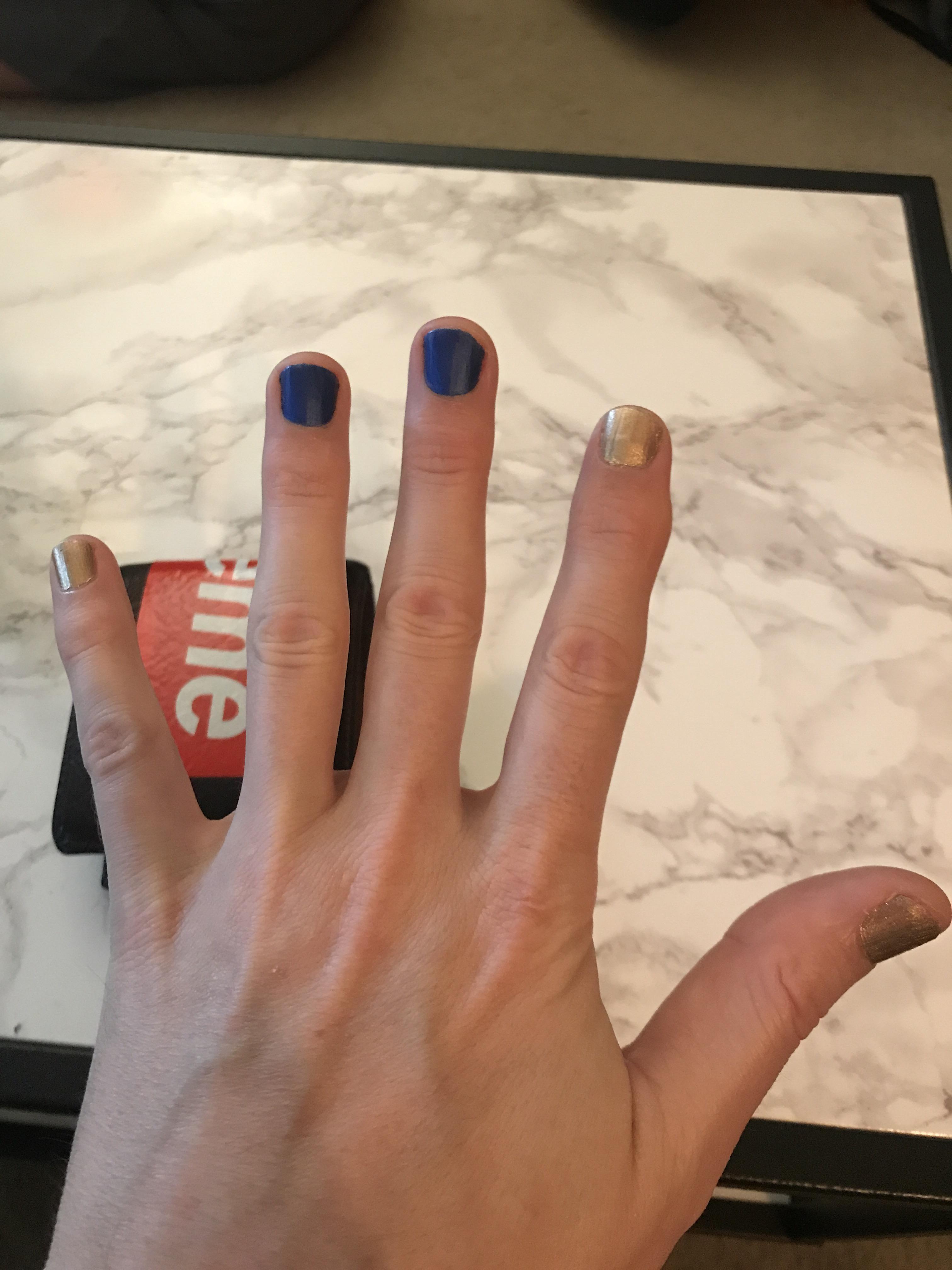 Me Google, why don’t guys wear nail polish? Google They do! Go to