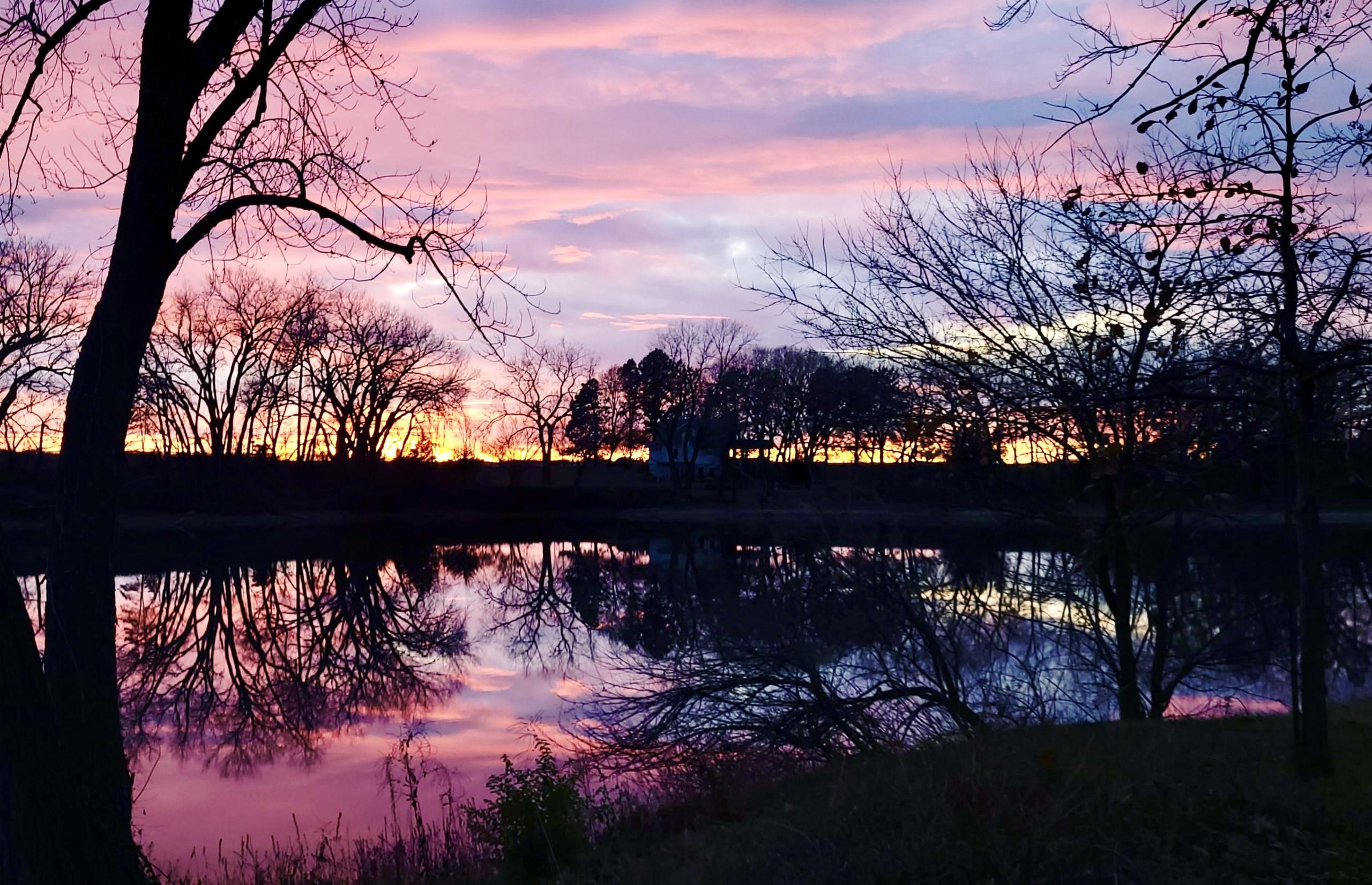 We just moved to De Witt, Nebraska, and the view looking over our