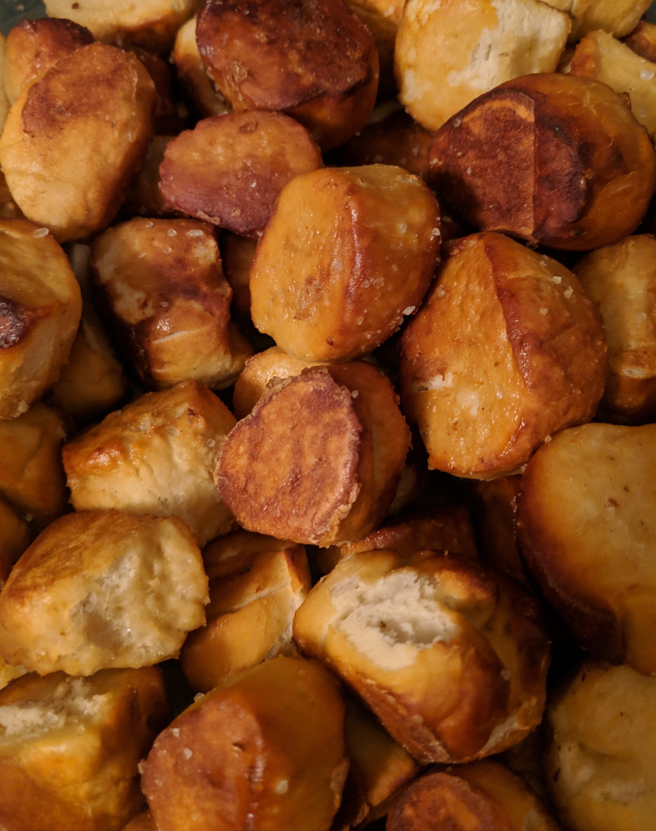 Made pretzel bites for the Super Bowl. They taste exactly like the ones