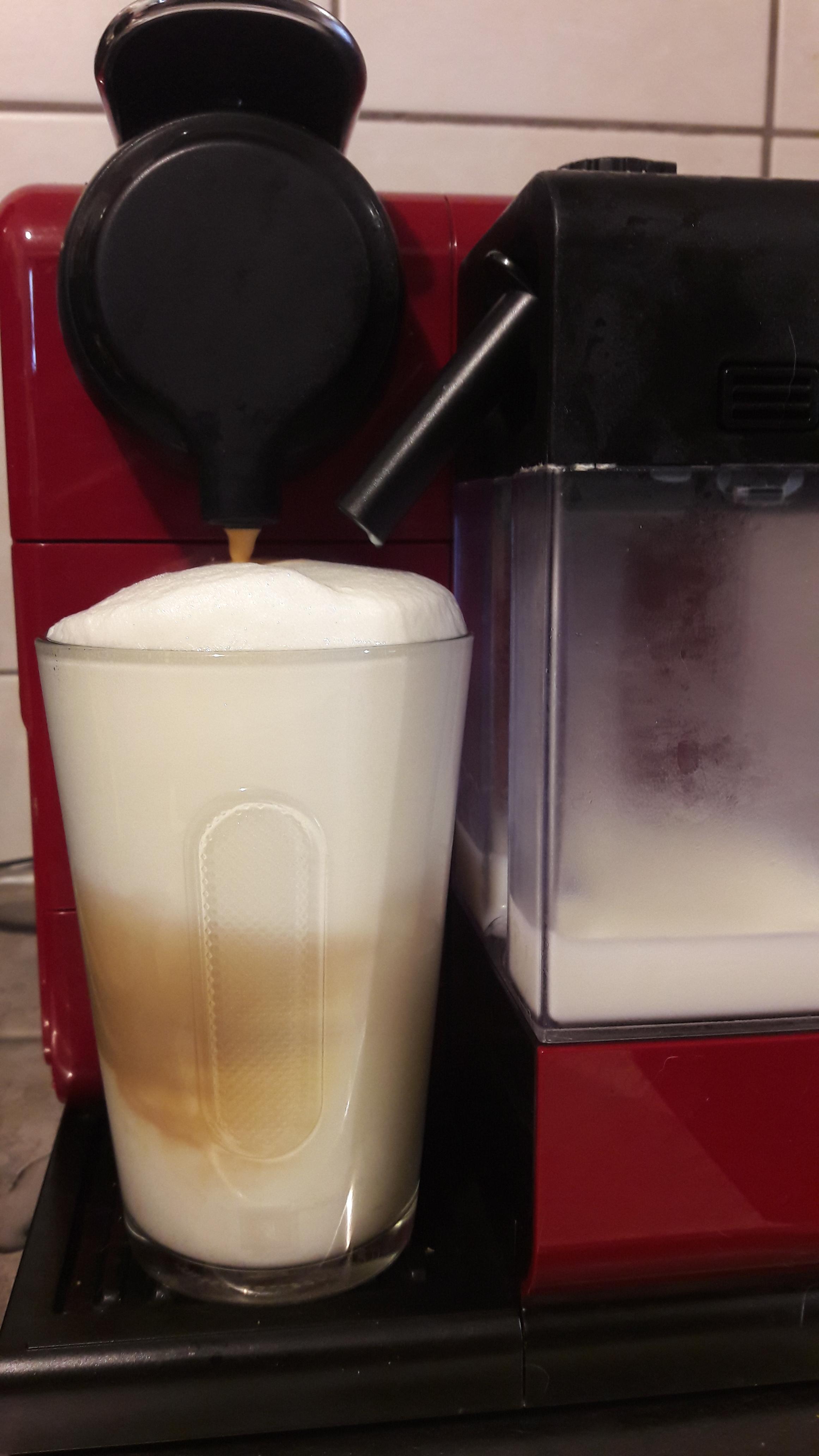 My favorite recipe for a sunday breakfast double milk latté with