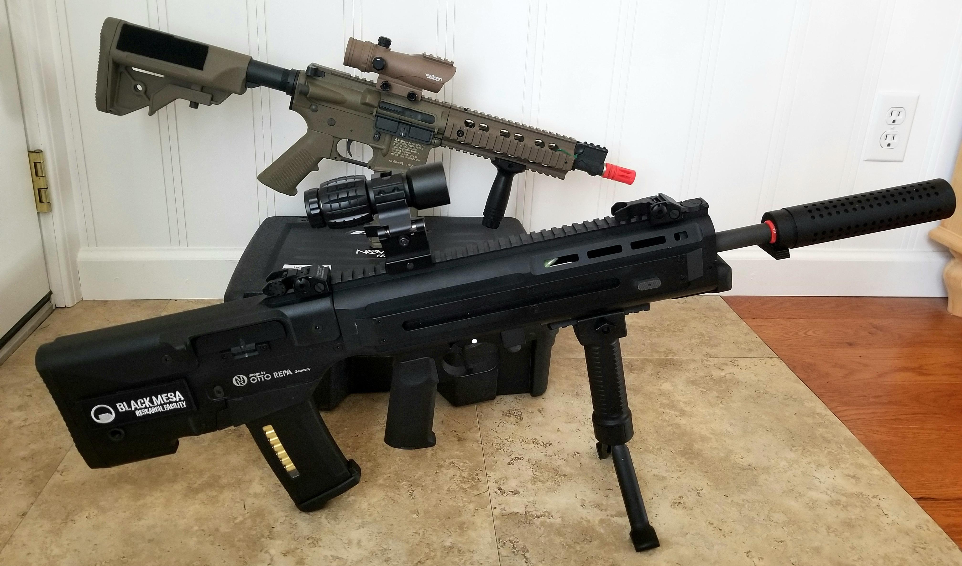 First Airsoft Rifle vs New One! r/airsoft