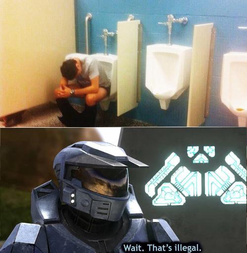 I guess the handicapped stall was taken r/meme