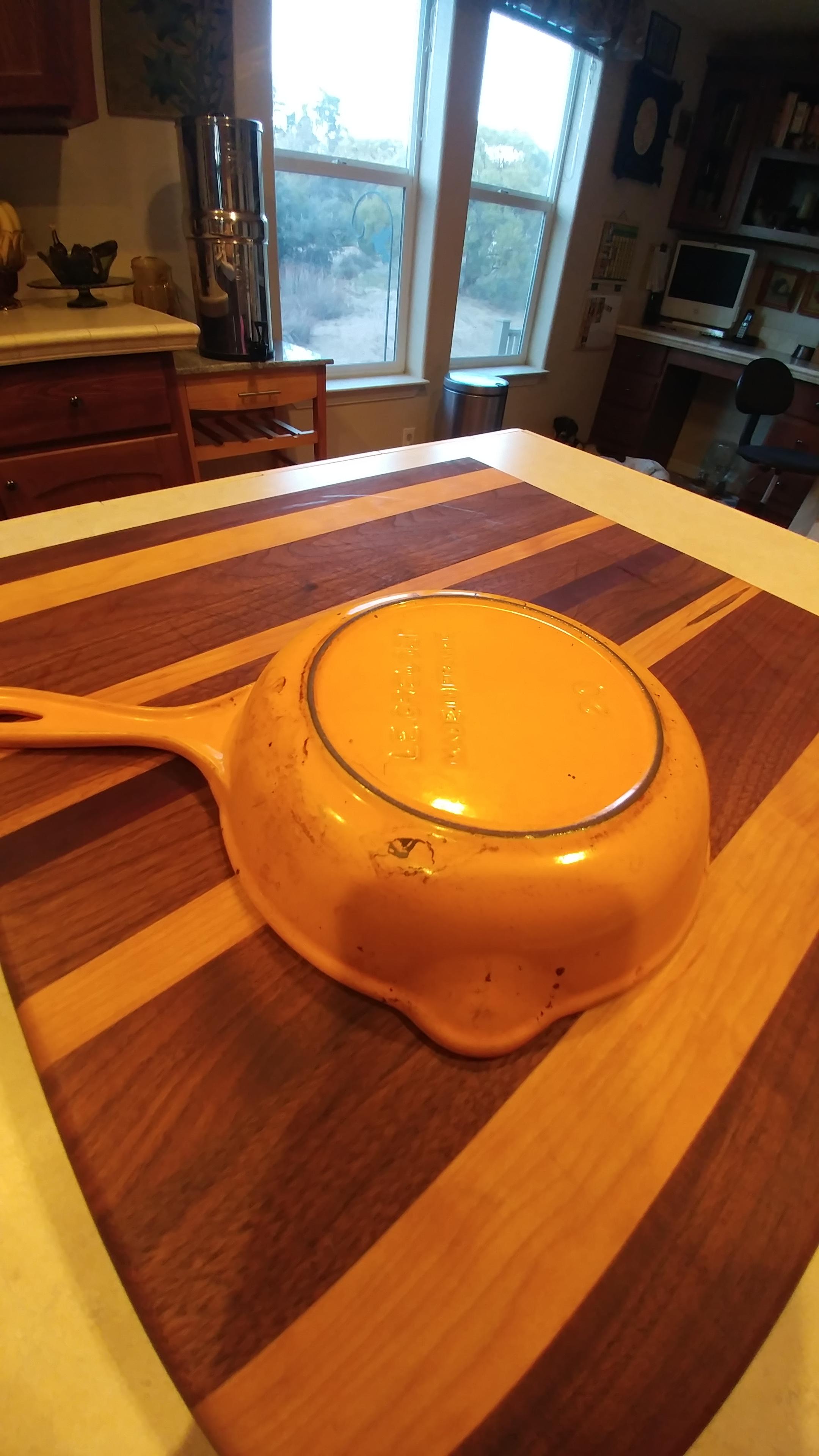 Found this Le Creuset at a garage sale. Any tips on how to clean the