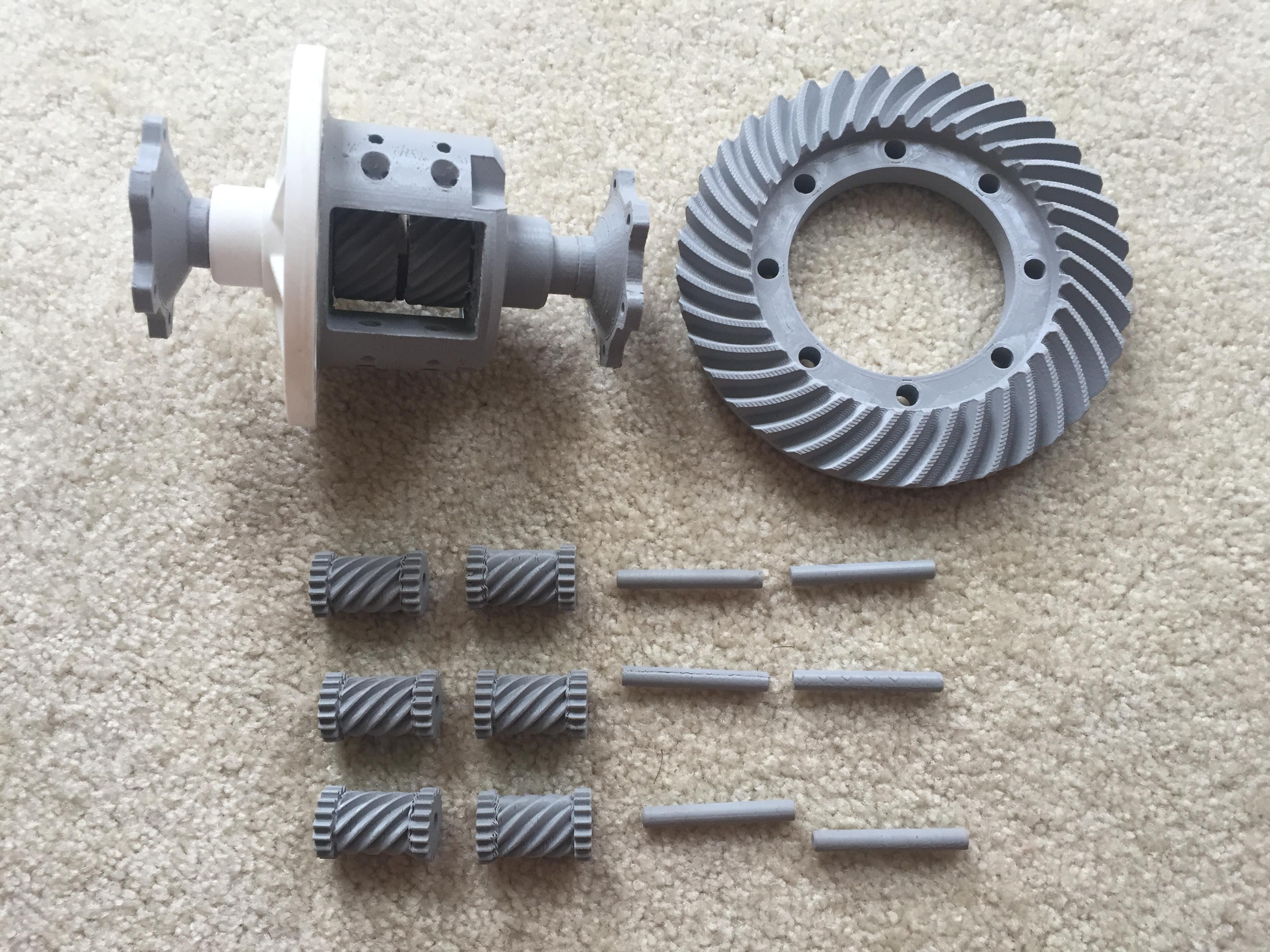 Assembly Time!!(Designed and Printed a torsen Limited Slip Differential