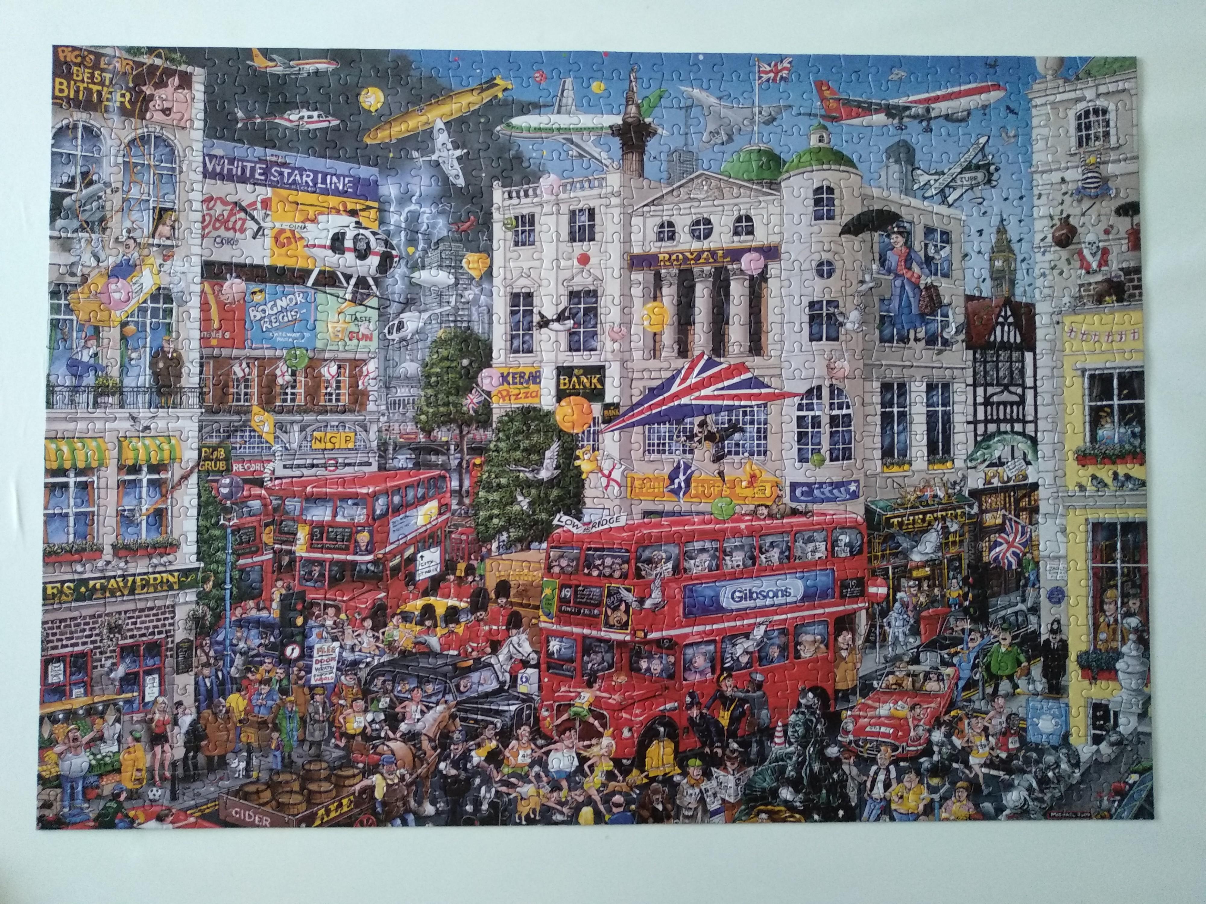 I love London Mike Jupp _ 1000 pieces _ Gibsons r/Jigsawpuzzles