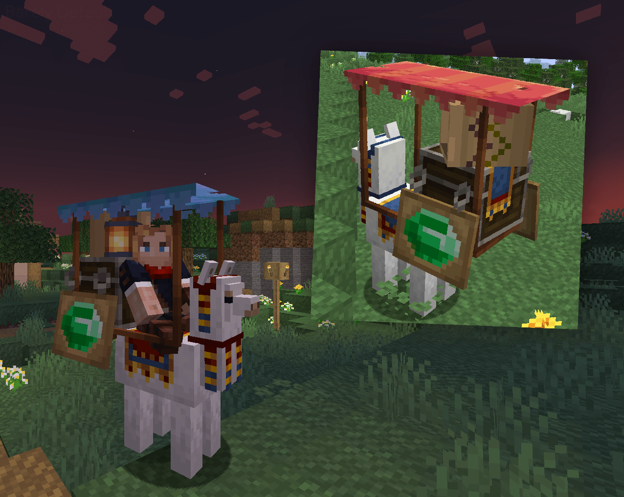 I reworked trader llamas to be more like the ones in Minecraft Dungeons