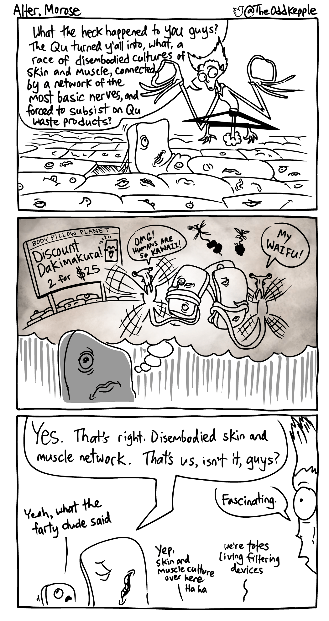 Comic After the Qu leave, a Spacer visits the Colonials... r