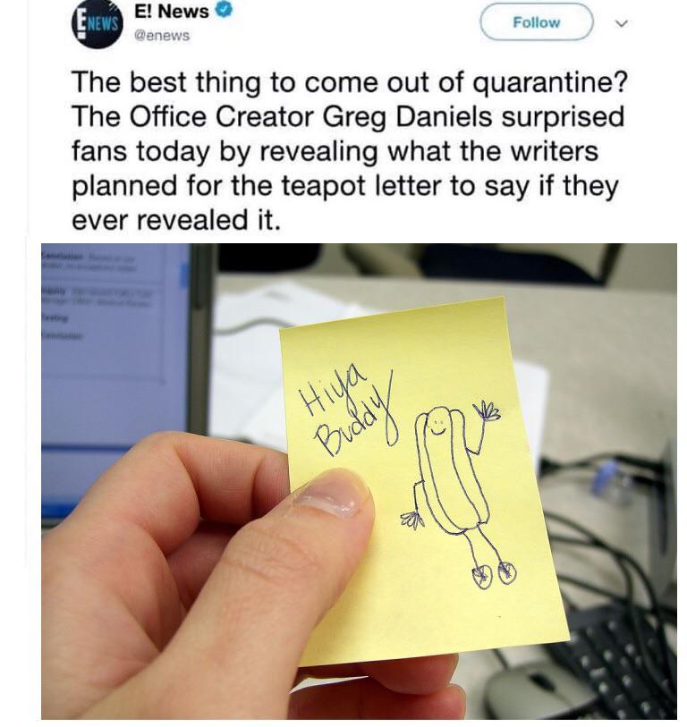 The teapot letter FINALLY revealed r/DunderMifflin