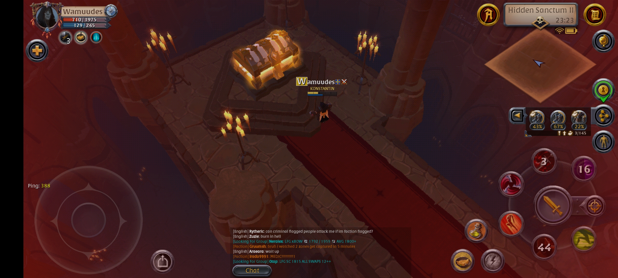 First gold chest, and it's on mobile lul