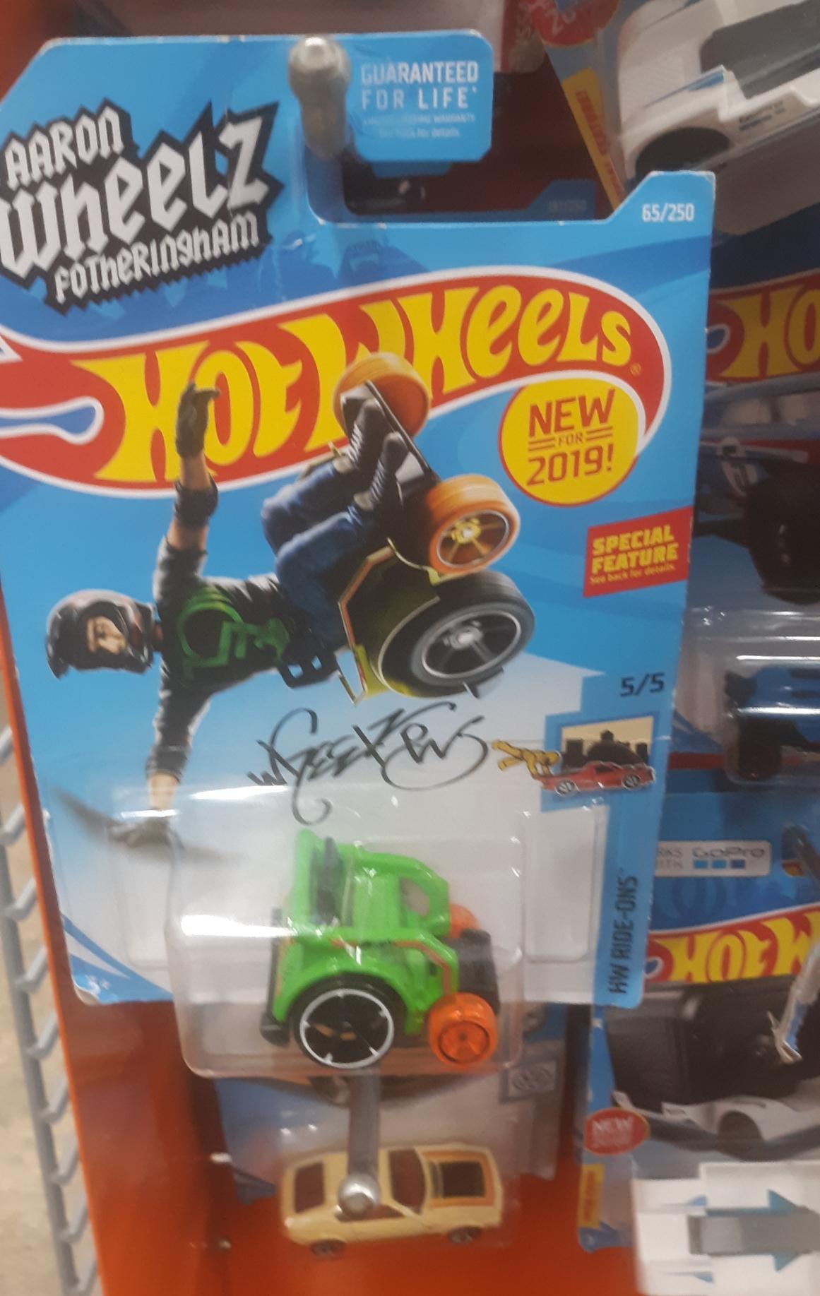 This kickass wheelchair hot wheels spotted by my brother at work. r