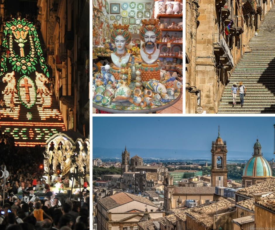 Caltagirone, the city of ceramics, Sicily, Italy r/europe