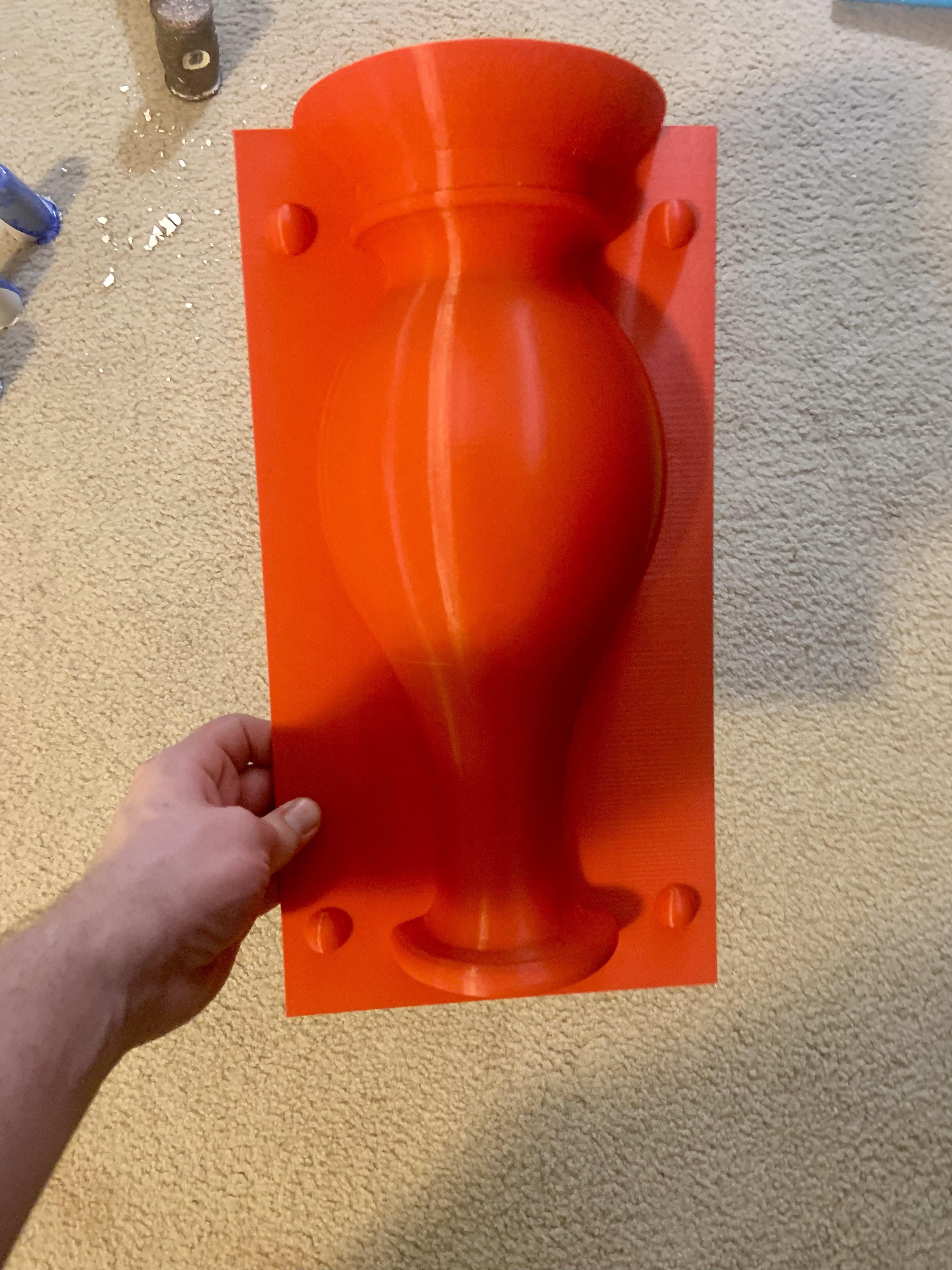 Ceramics vase mold printed, can’t wait to put it to good use! r