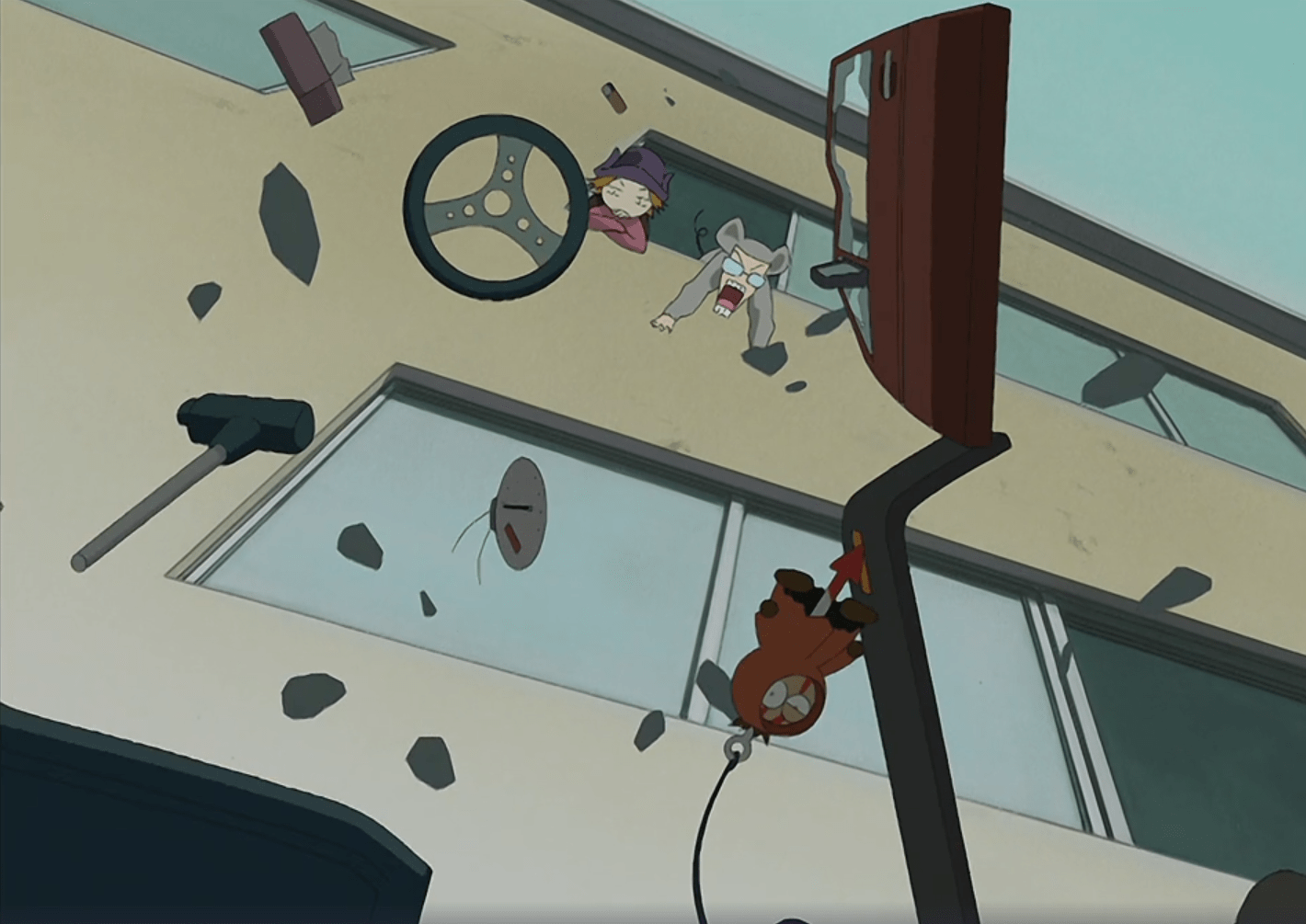 Oh my God they killed Kenny! You bastards! FLCL