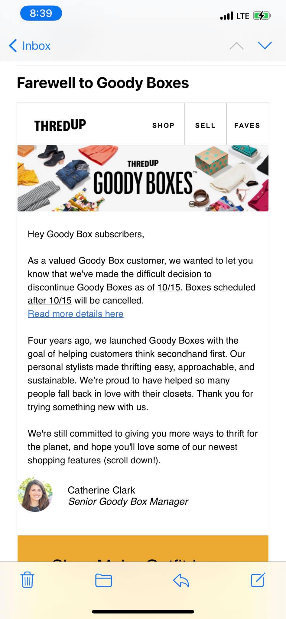 Goody Boxes Discontinued r/ThredUp