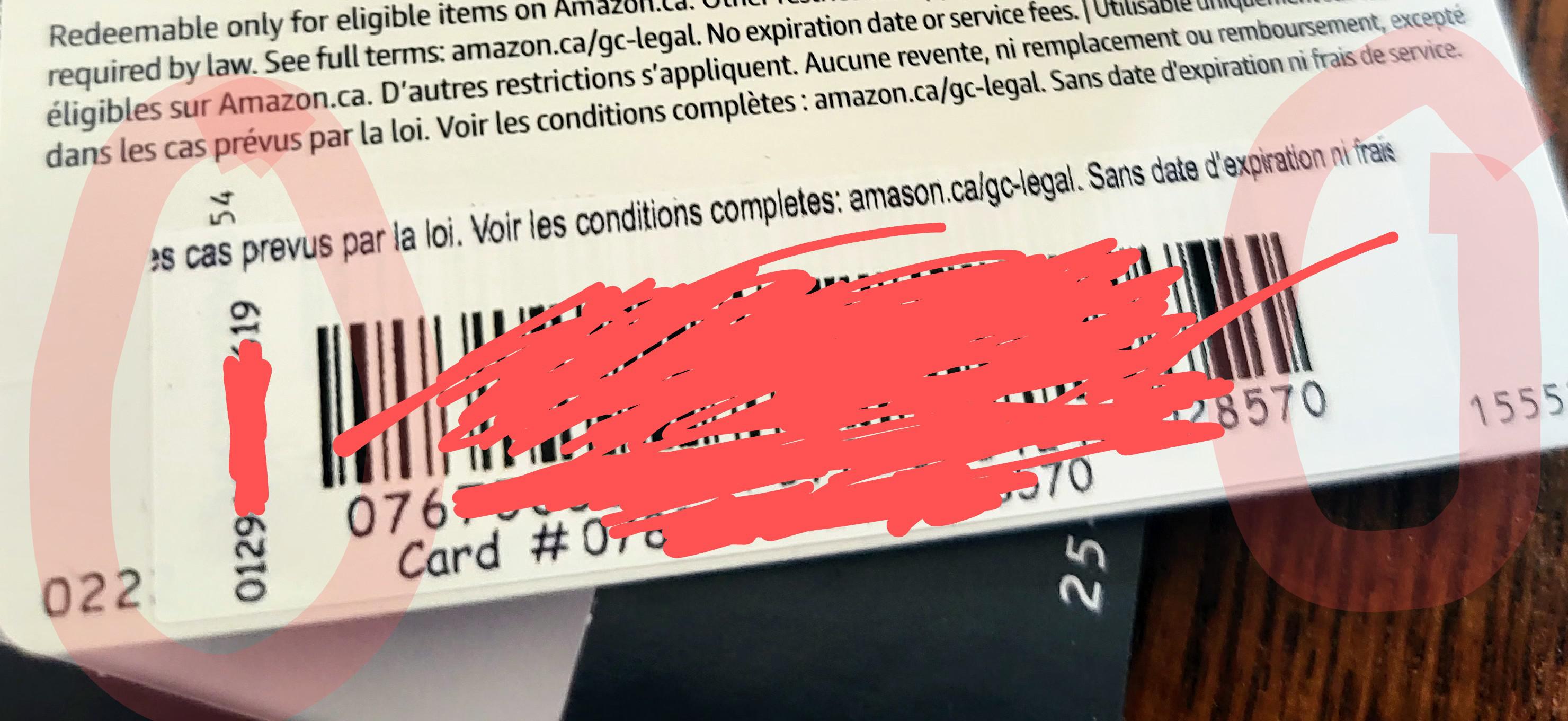 PSA received an Amazon gift card from Kennedy/Hwy 7 Shoppers as a gift