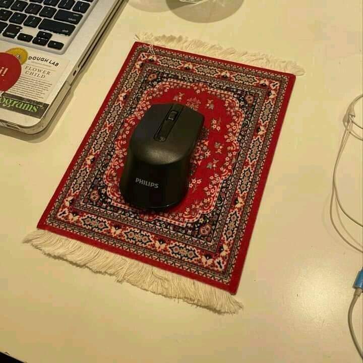 Prayer mat for the mouse. Lol r/Izlam