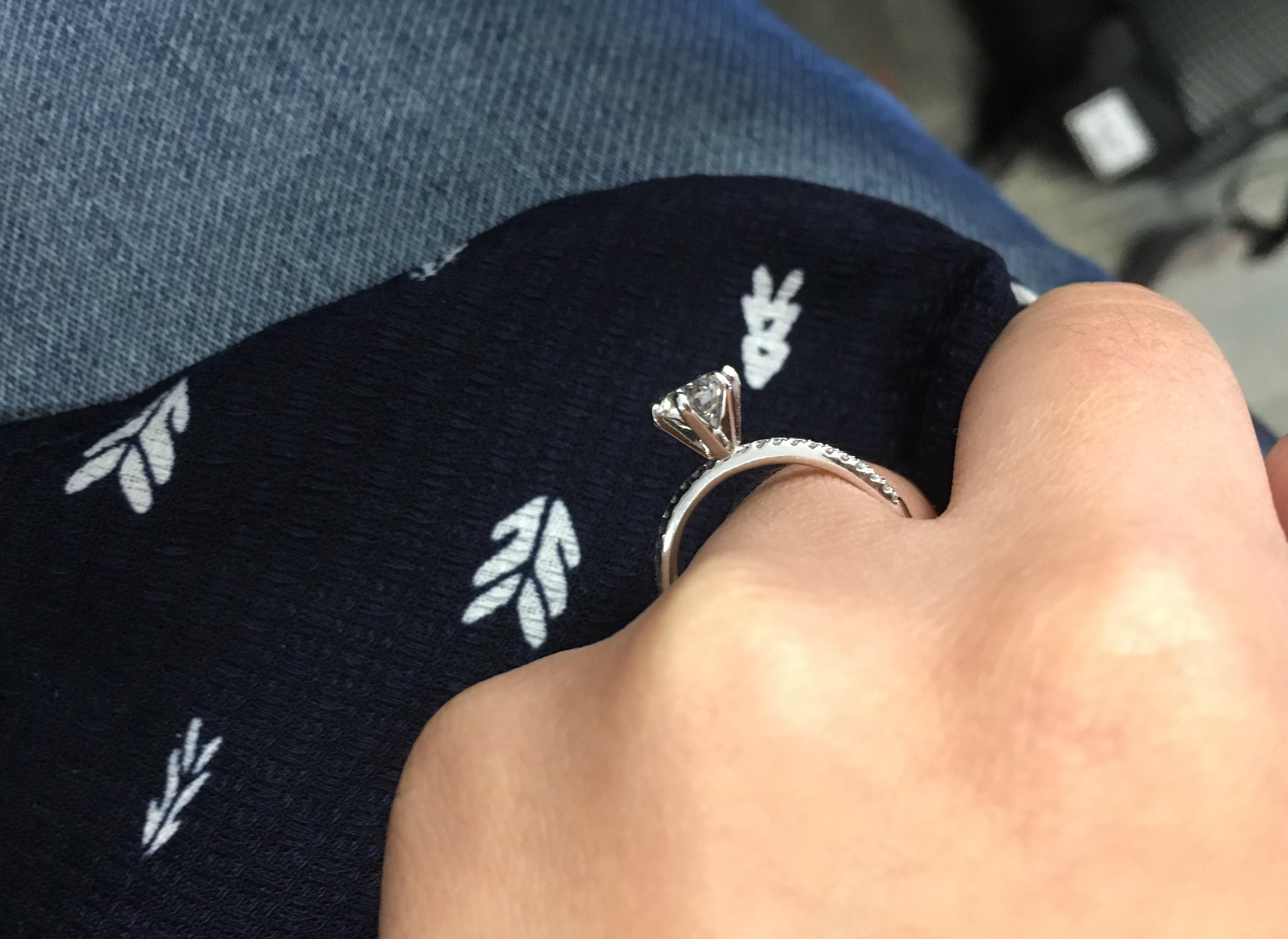 Go engaged March 3rd. Now after one month of IF my ring