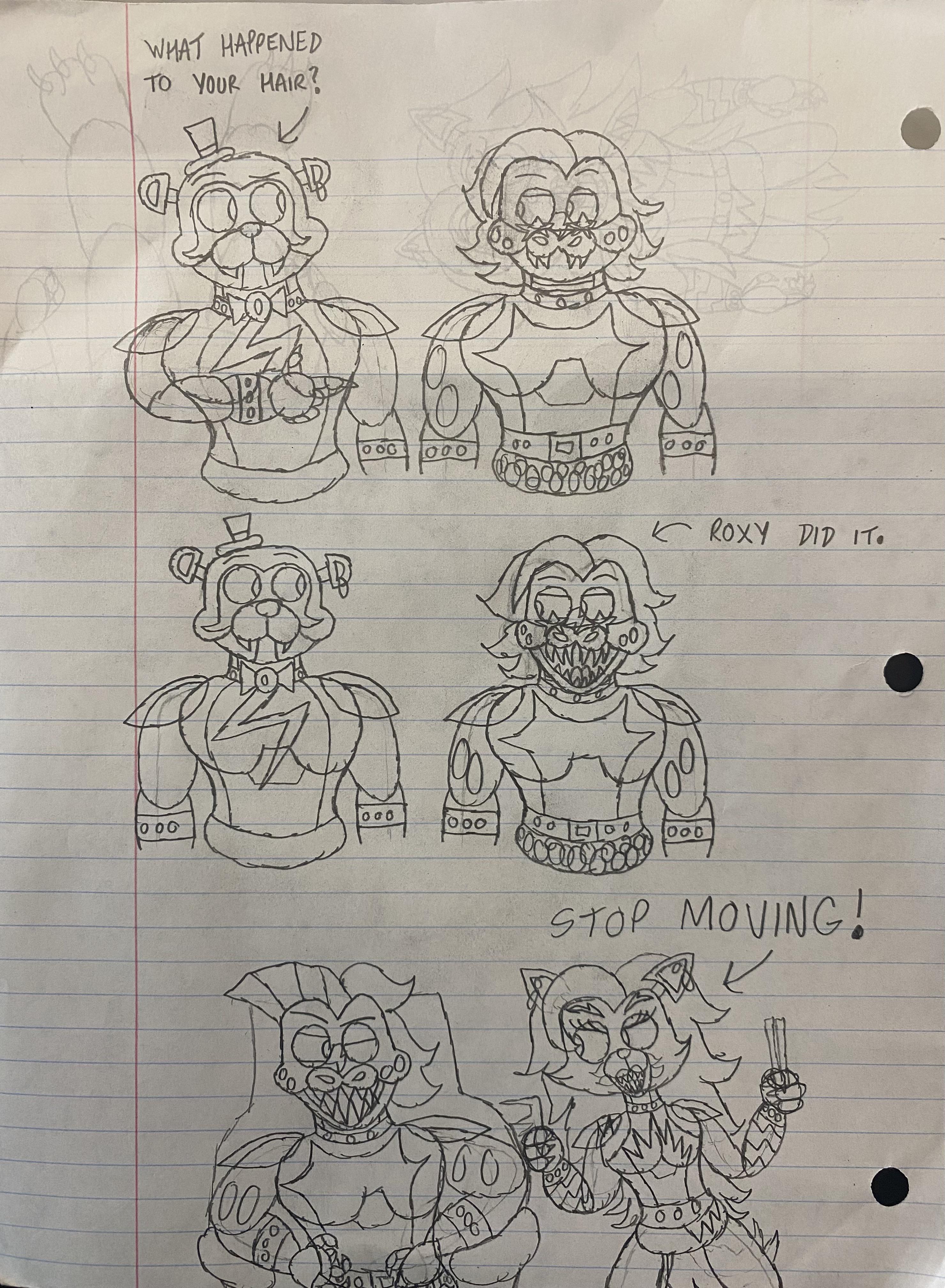 Monty’s New Hairstyle fivenightsatfreddys